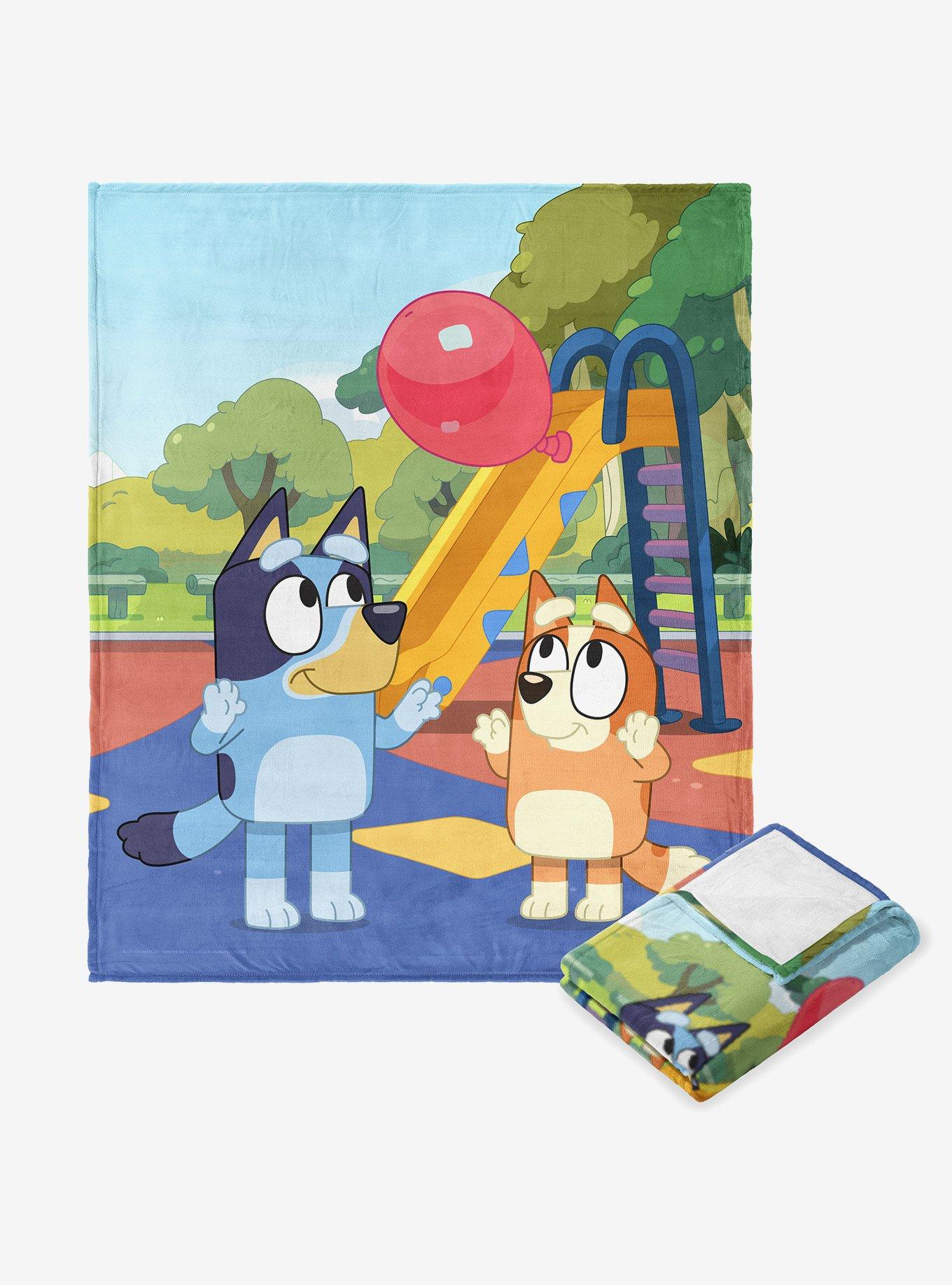 Bluey Balloon Girls Silk Touch Throw Blanket , , hi-res