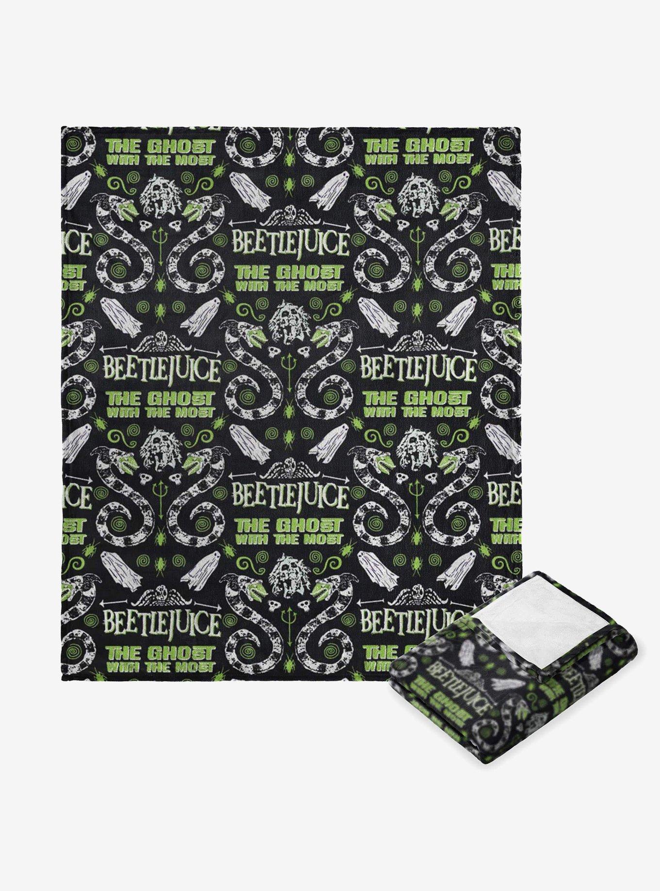 Beetlejuice Most Ghost Touch Throw Blanket, , hi-res