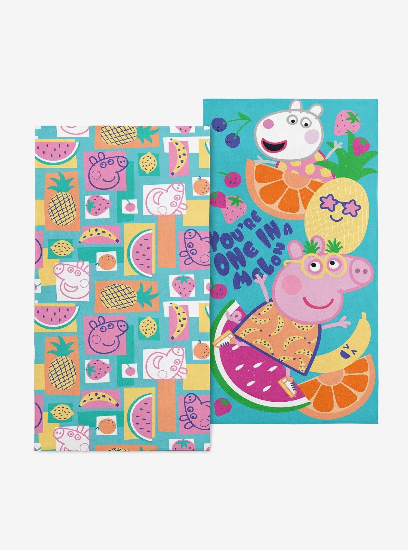 Peppa Pig Fruit Salad + One In A Melon Beach Towel 2 Pack, , hi-res