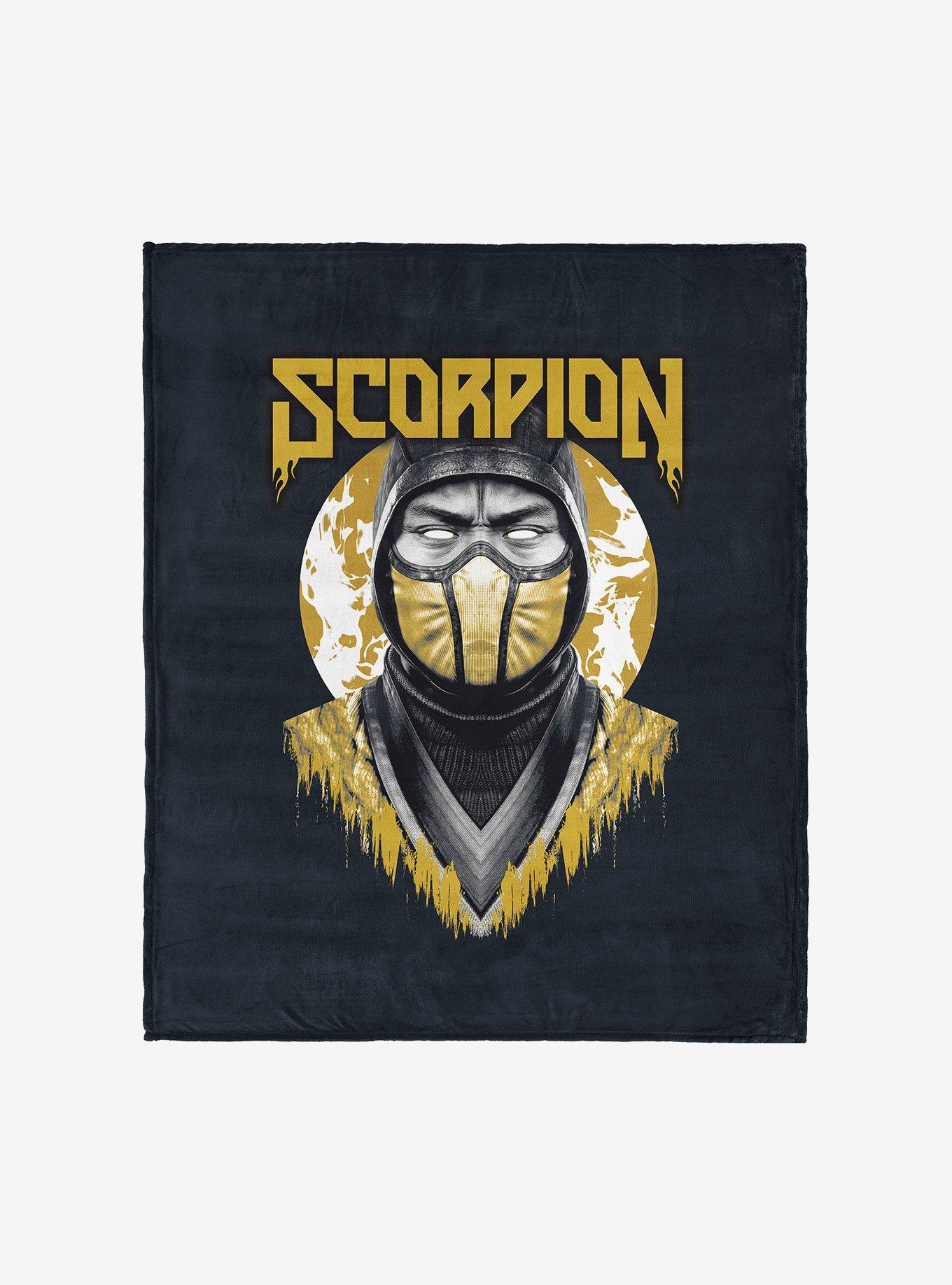 Mortal Kombat Scorpion Silk Touch Throw Blanket , , hi-res