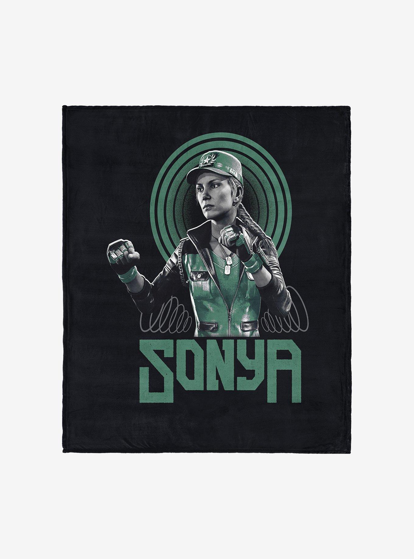 Mortal Kombat Sonya Silk Touch Throw Blanket , , hi-res
