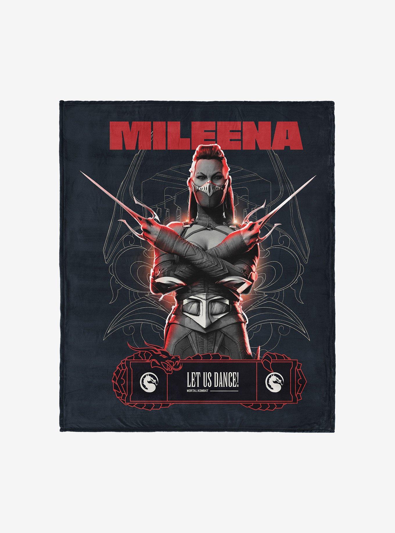 Mortal Kombat Mileena Let Us Dance Silk Touch Throw Blanket , , hi-res