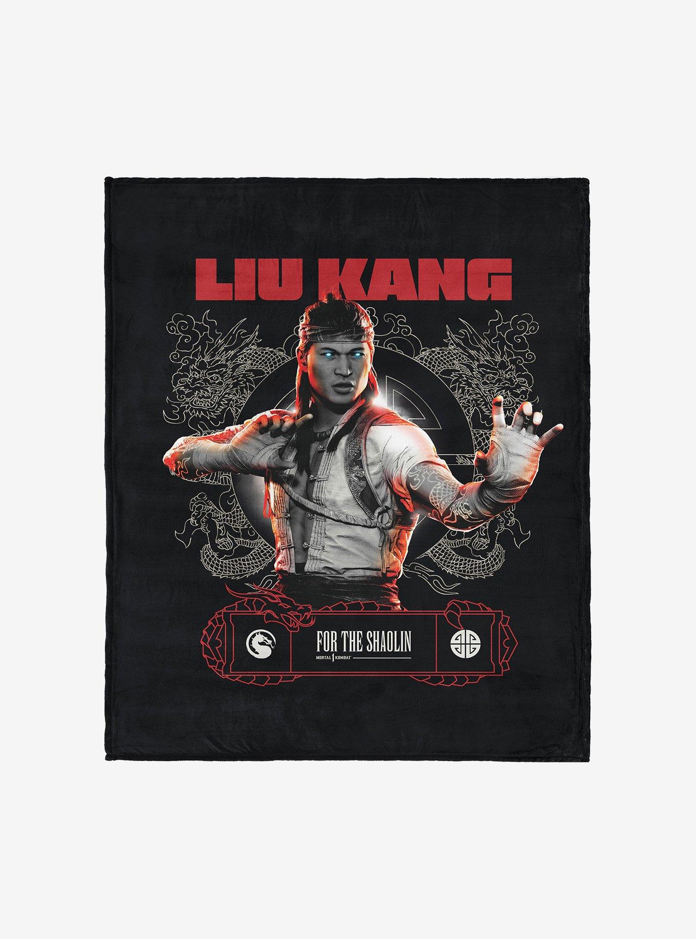 Mortal Kombat Liu Kang For The Shaolin Silk Touch Throw Blanket , , hi-res