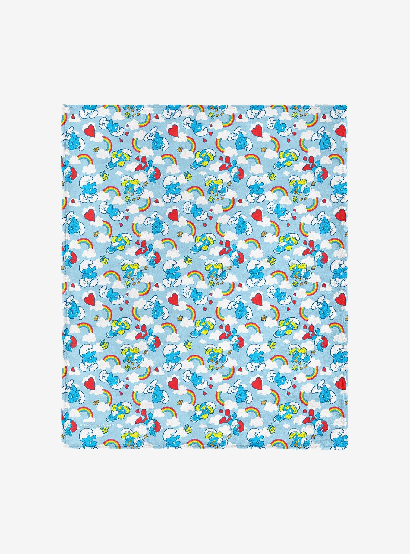 Smurfs Rainbow Smurfs Silk Touch Throw Blanket , , hi-res
