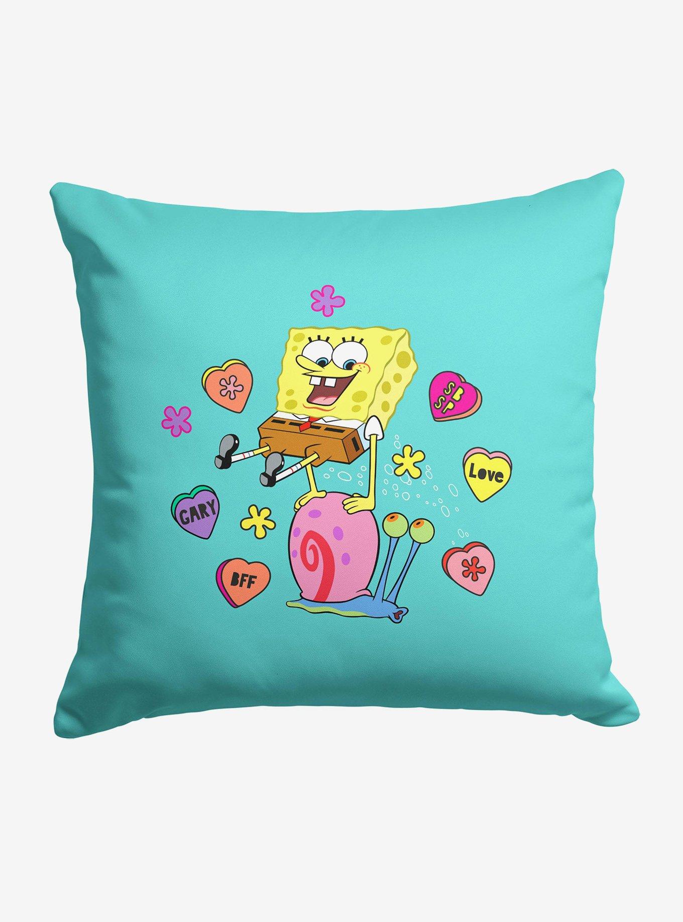 SpongeBob SquarePants Candy Hearts Throw Pillow , , hi-res