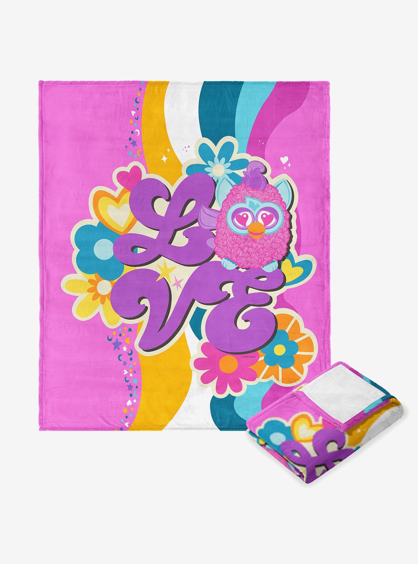 Furby Funky Furby Silk Touch Throw Blanket, , hi-res