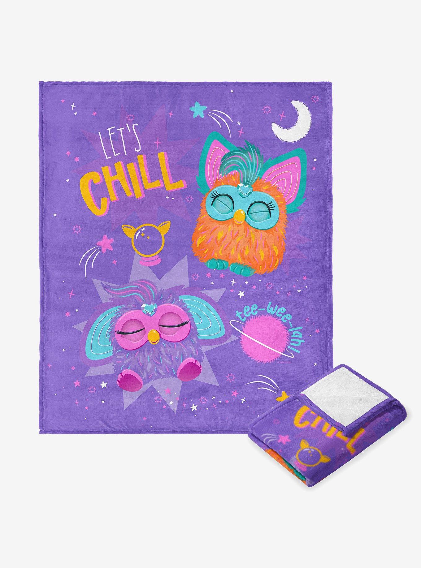 Furby Let's Chill Silk Touch Throw Blanket , , hi-res