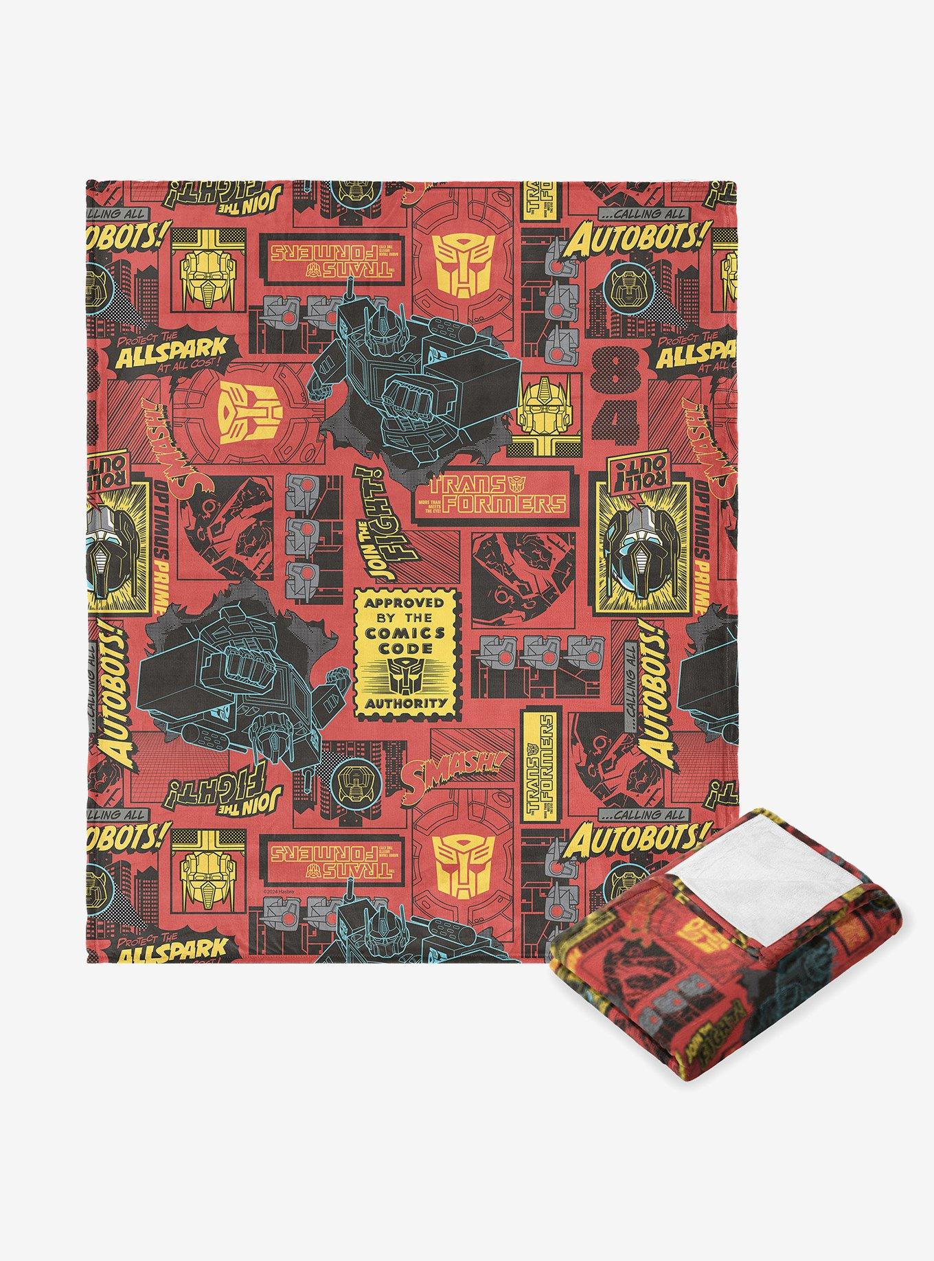 Transformers Calling All Autobots Silk Touch Throw Blanket, , hi-res