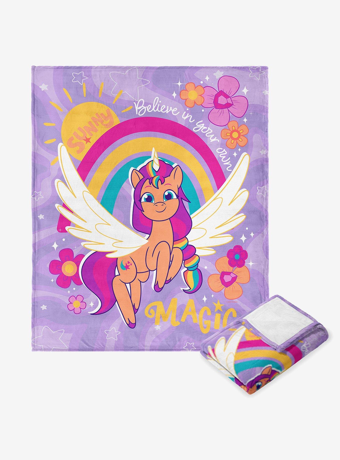 My Little Pony Believe Magic Silk Touch Throw Blanket , , hi-res