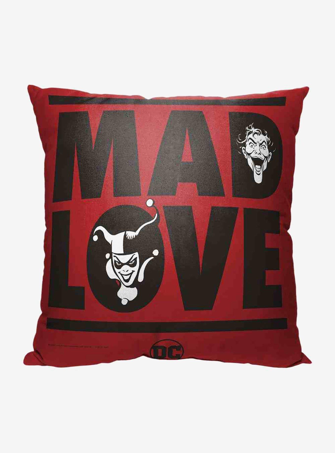 DC Comics Batman Mad Love Throw Pillow , , hi-res