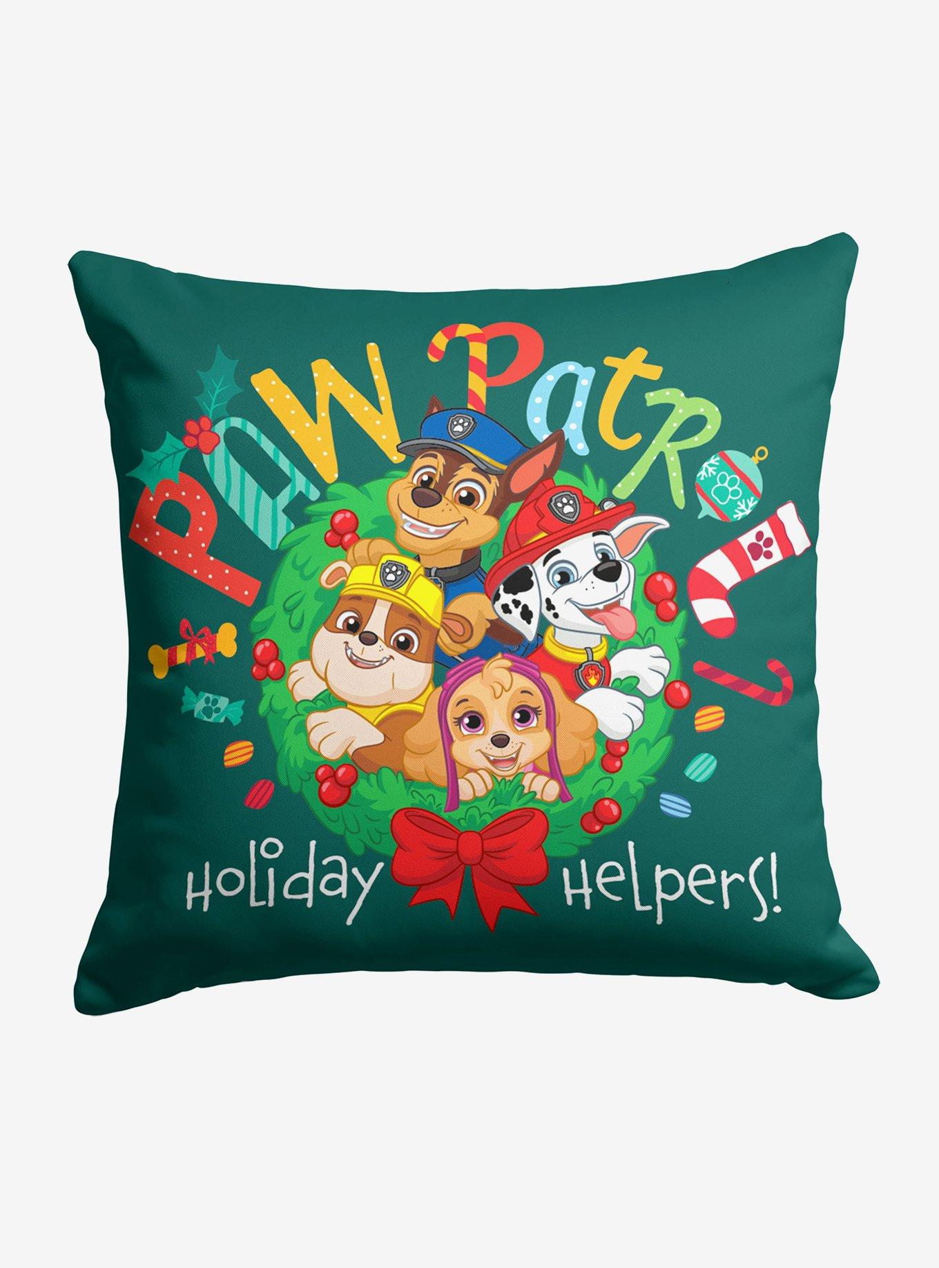 Paw Patrol Holiday Helpers Throw Pillow , , hi-res