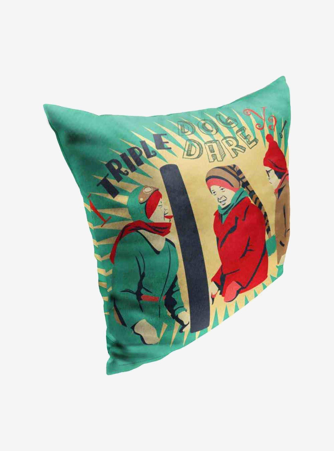 A Christmas Story Triple Dog Dare Ya Throw Pillow , , hi-res