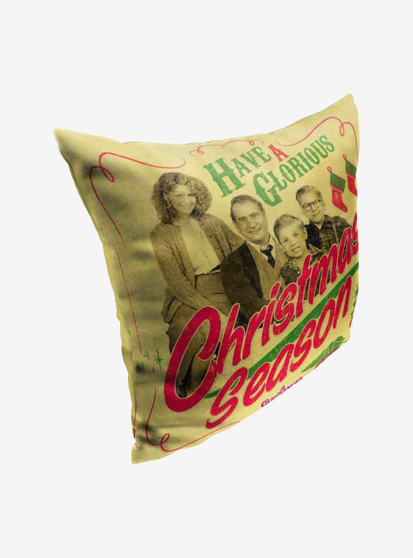 A Christmas Story Glorious Christmas Season Throw Pillow , , hi-res