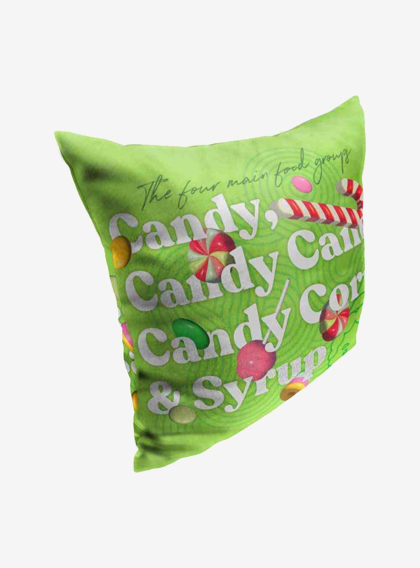 Elf The Four Food Groups Throw Pillow, , hi-res