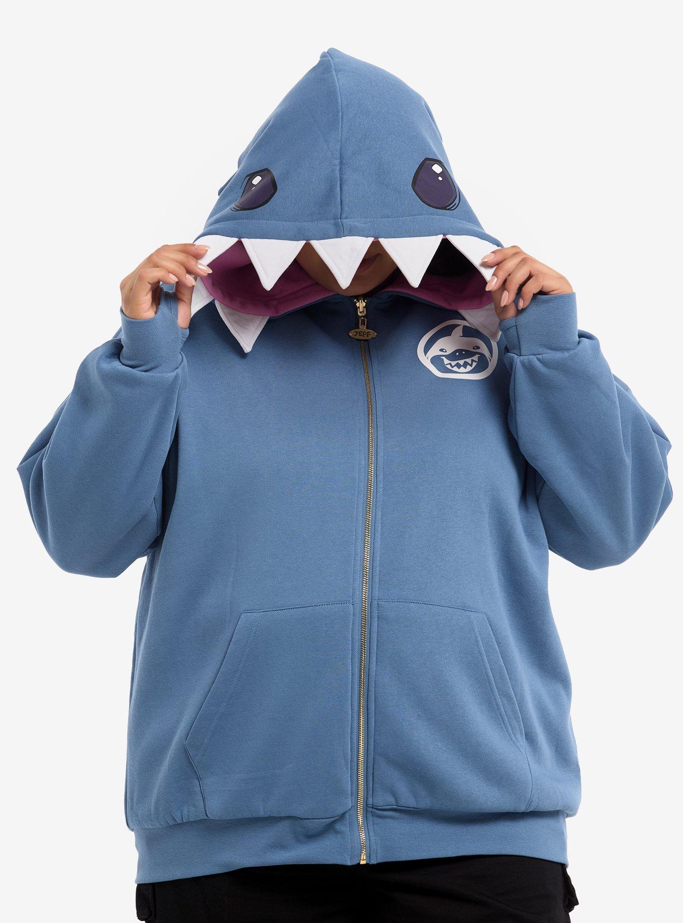 Marvel Rivals Jeff The Land Shark Reversible Hoodie Plus Size, , hi-res
