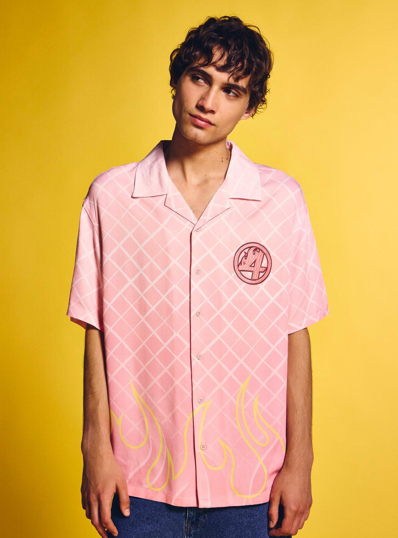 Our Universe Marvel Rivals Johnny Storm Woven Button-Up