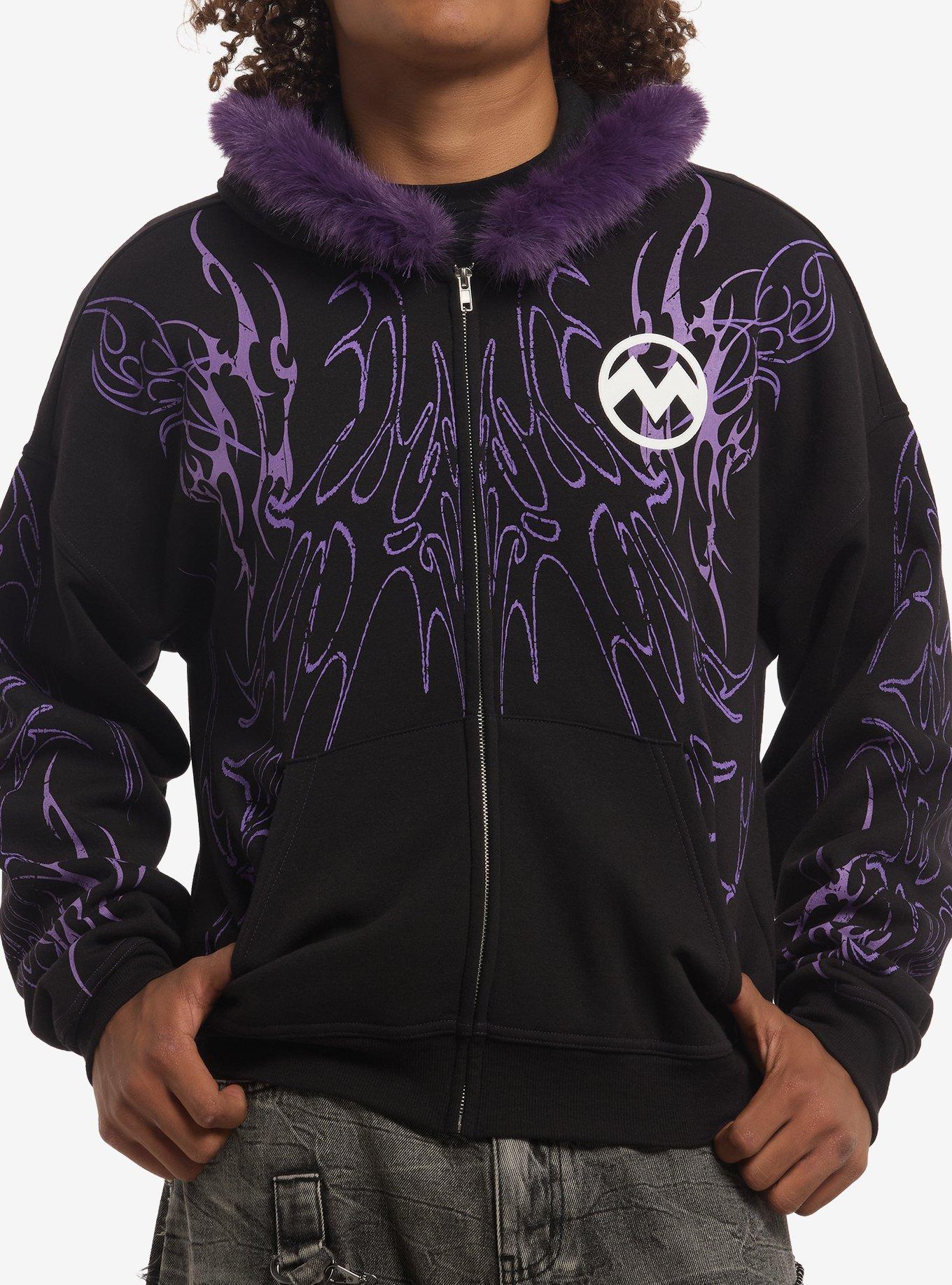 Minions Evil Minion Fur Trim Hoodie | Her Universe