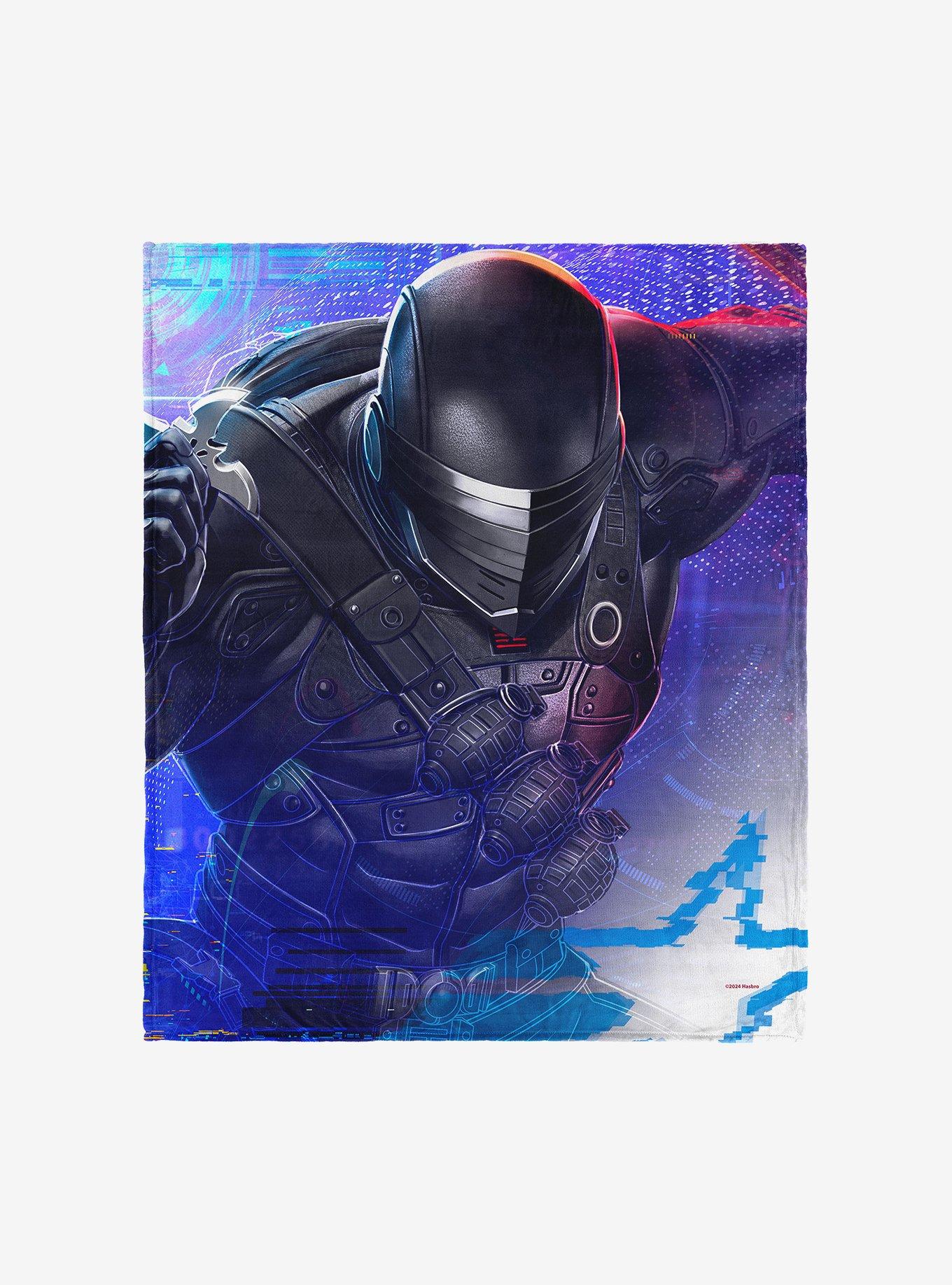GI Joe Profile Gallery Snake Eyes Silk Touch Throw Blanket, , hi-res