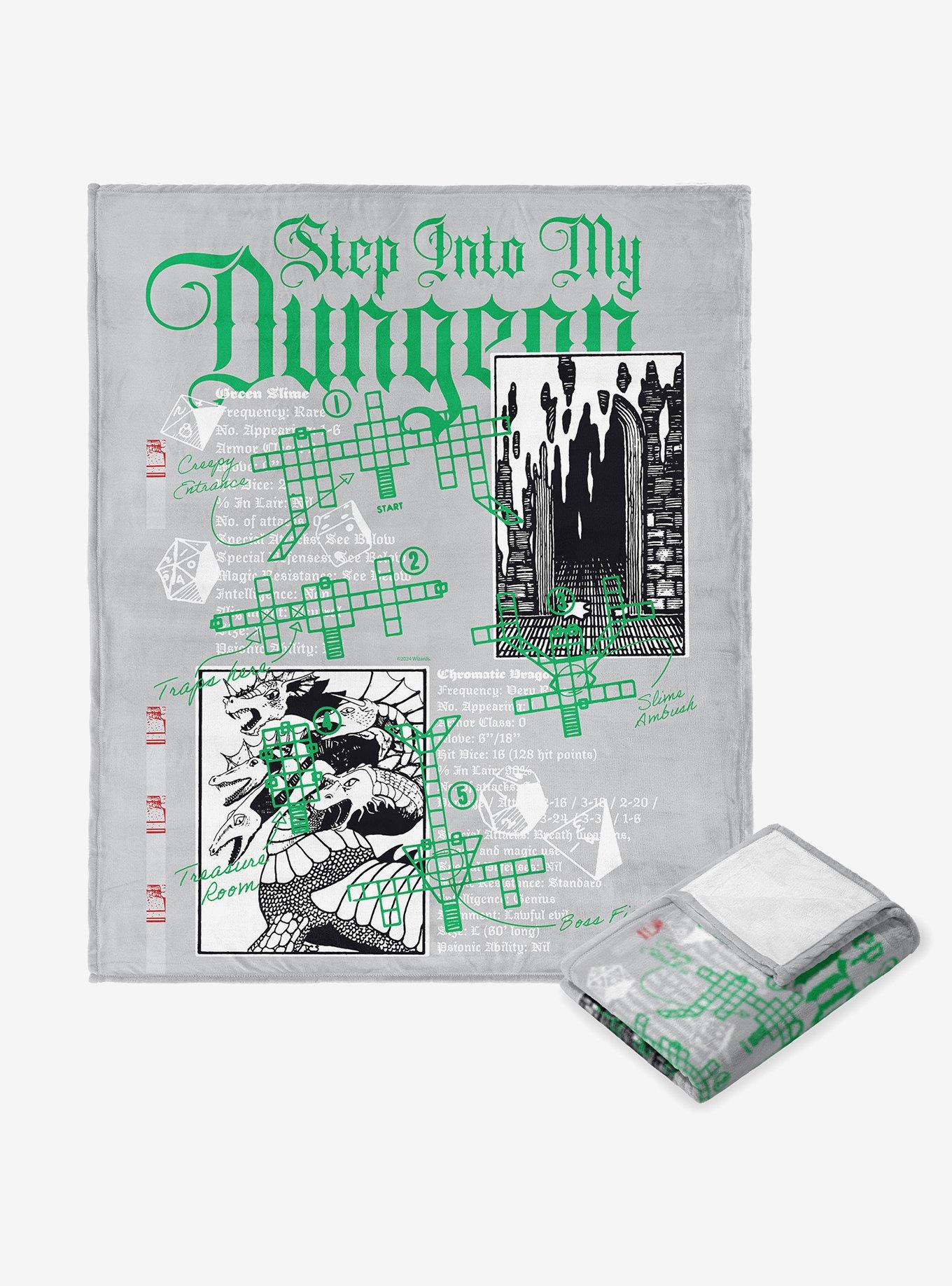 Dungeons & Dragons My Dungeon Silk Touch Throw Blanket, , hi-res