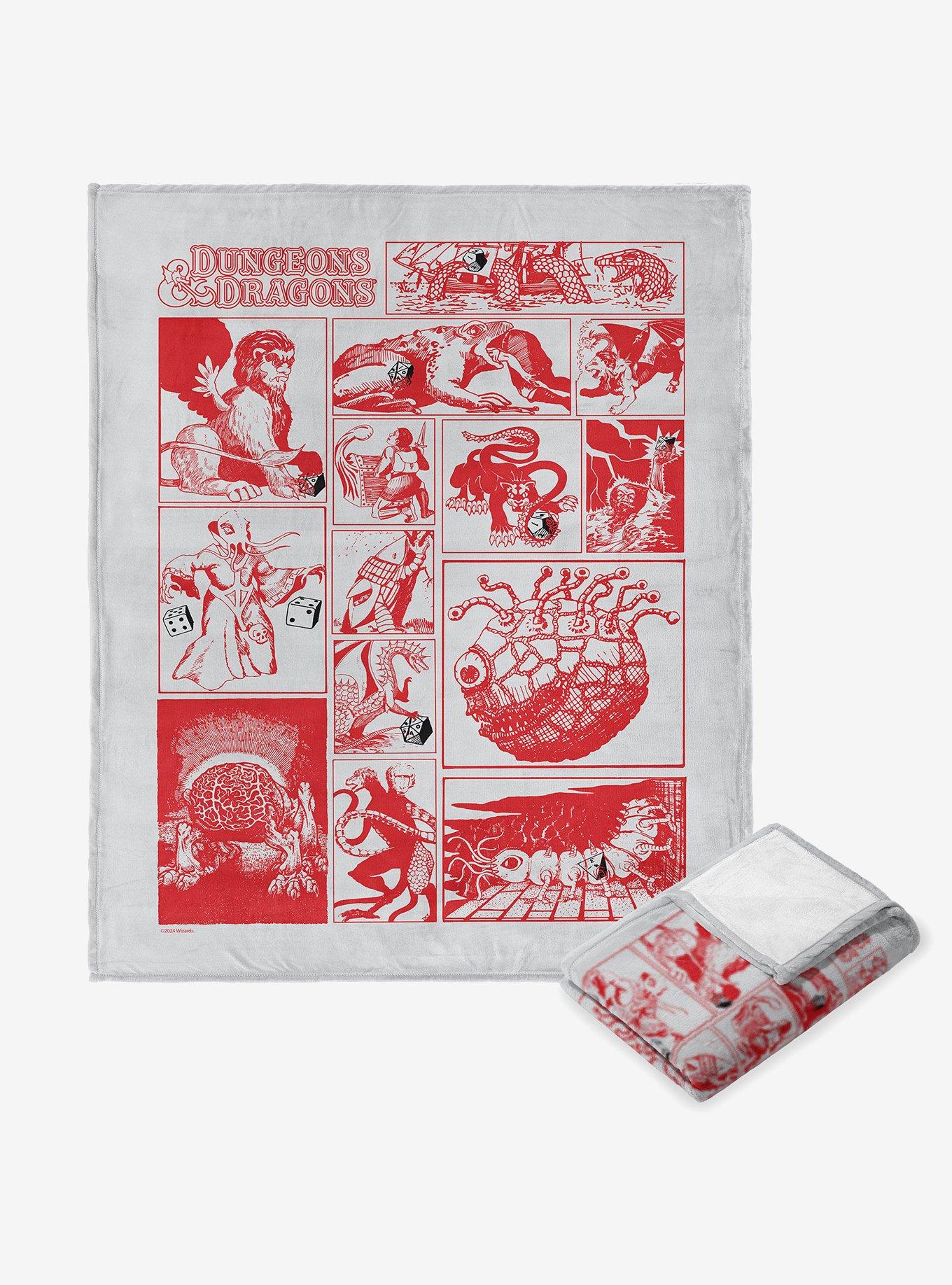 Dungeons & Dragons Characters Silk Touch Throw Blanket, , hi-res