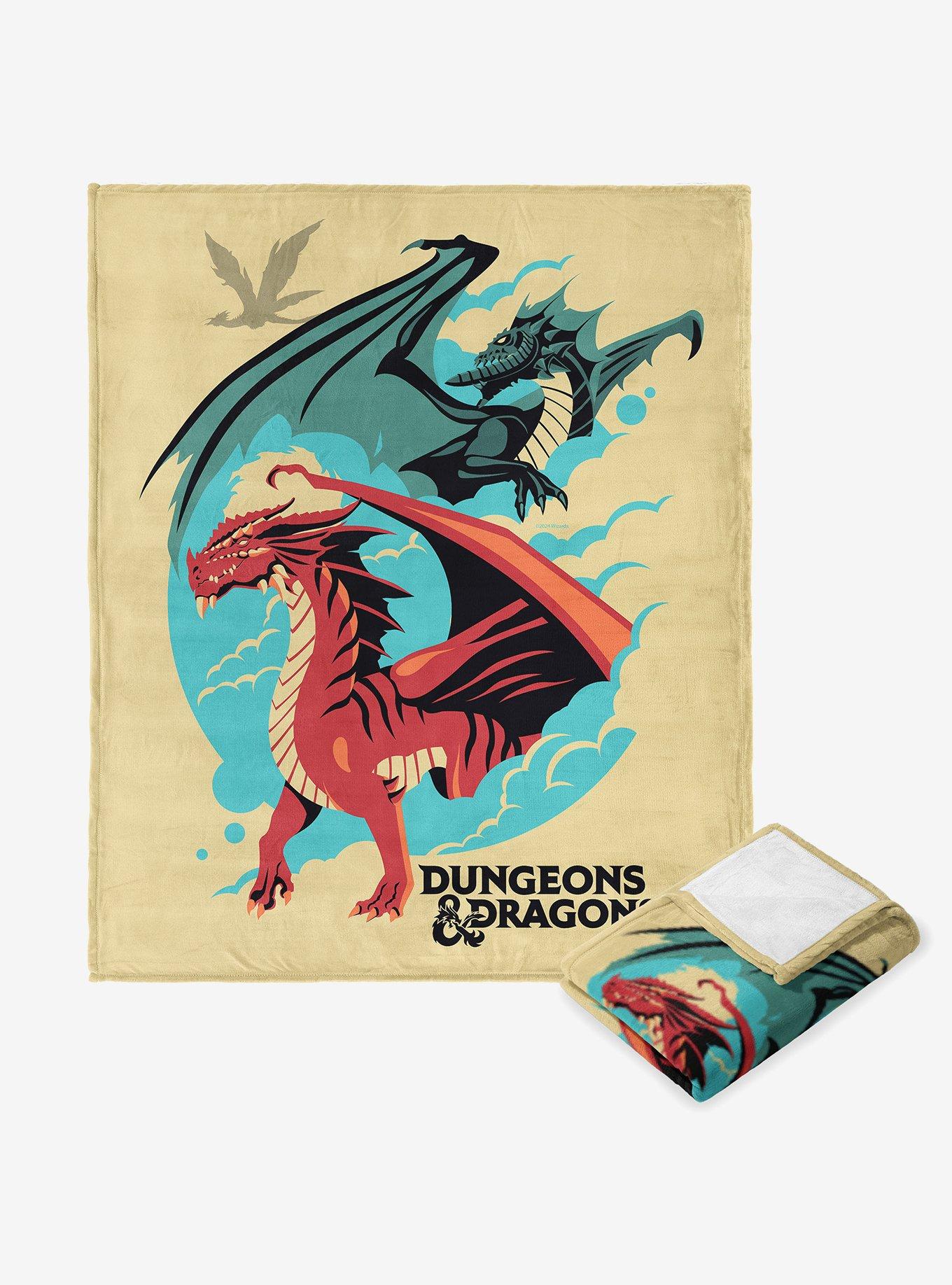 Dungeons & Dragons Red Dragon Silk Touch Throw Blanket, , hi-res