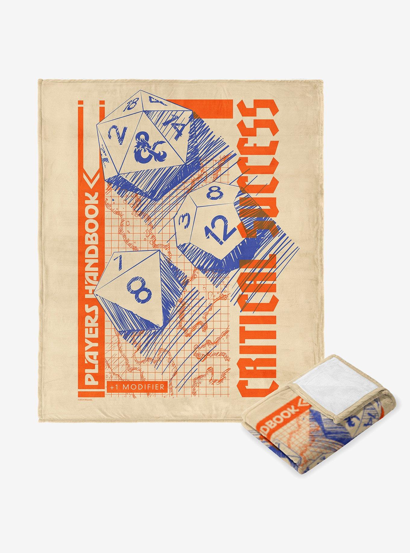 Dungeons & Dragons Critical Success Silk Touch Throw Blanket, , hi-res