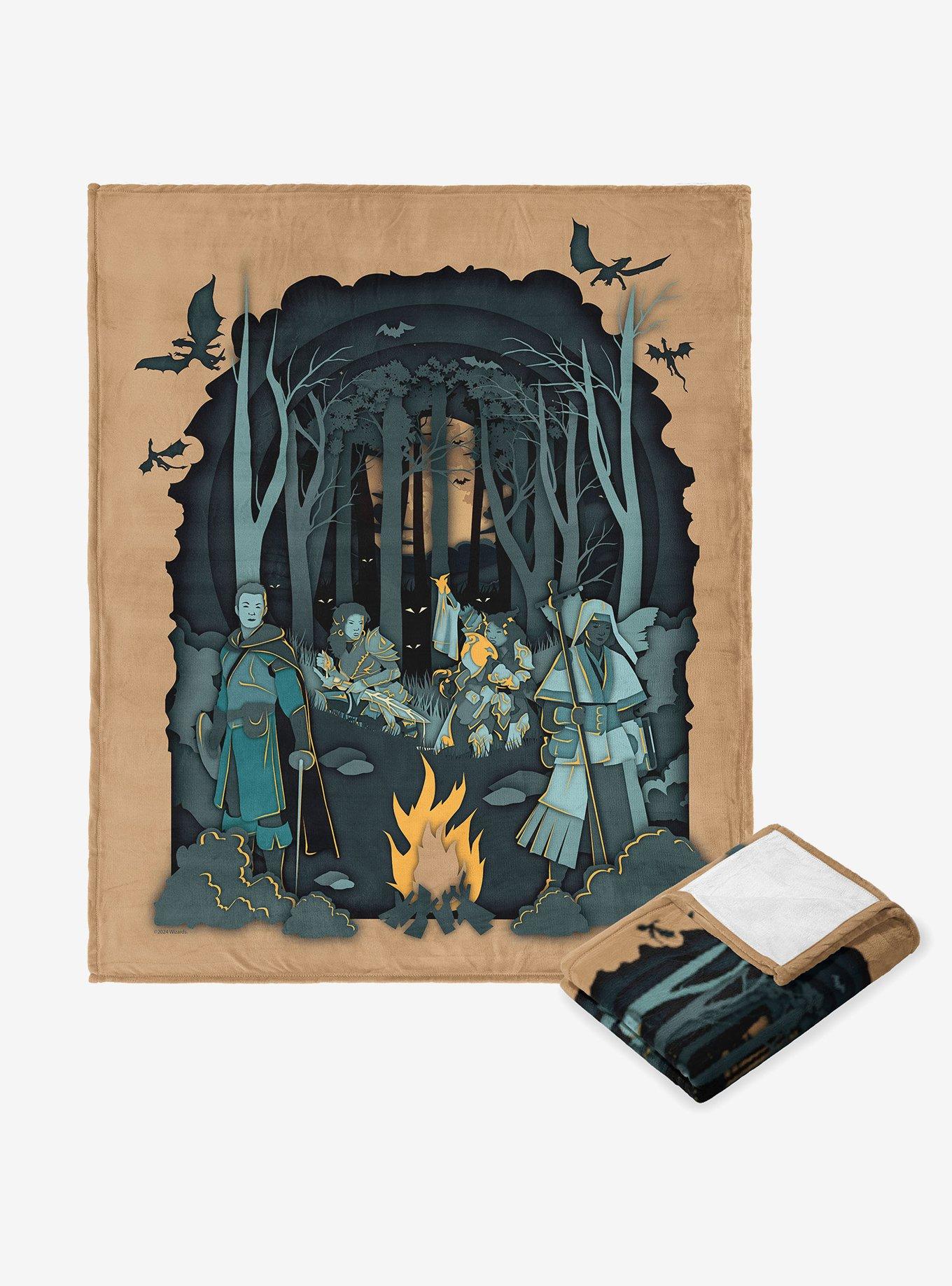 Dungeons & Dragons Scenic Route Silk Touch Throw Blanket, , hi-res