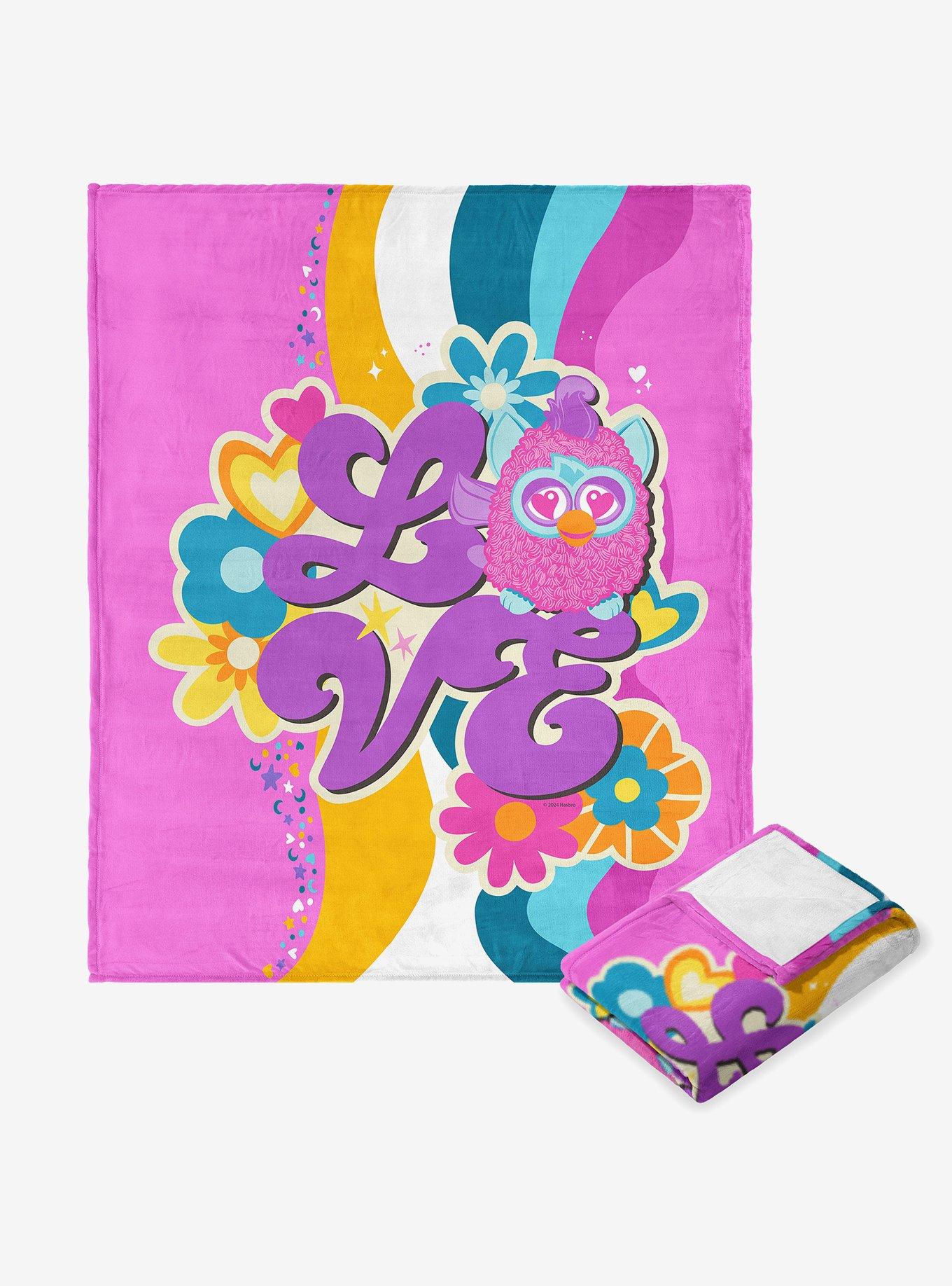 Furby Funky Furby Silk Touch Throw Blanket, , hi-res