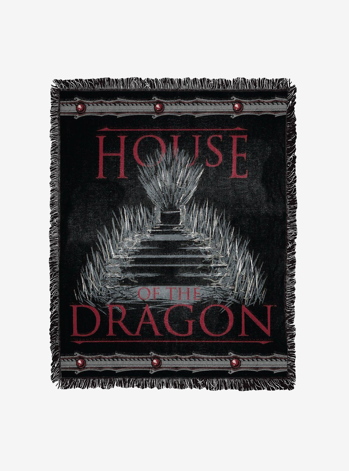 House of the Dragon Iron Throne Jacquard Throw Blanket, , hi-res