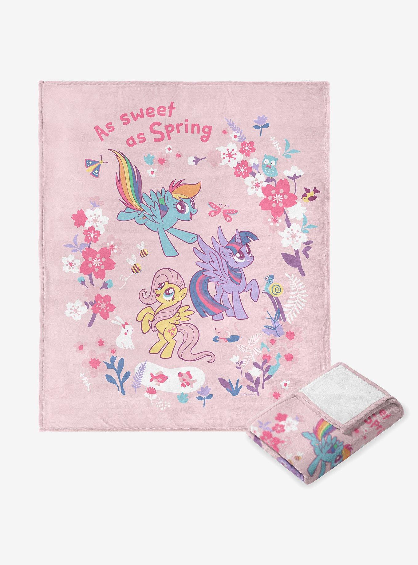 My Little Pony Spring Ponies Silk Touch Throw Blanket, , hi-res