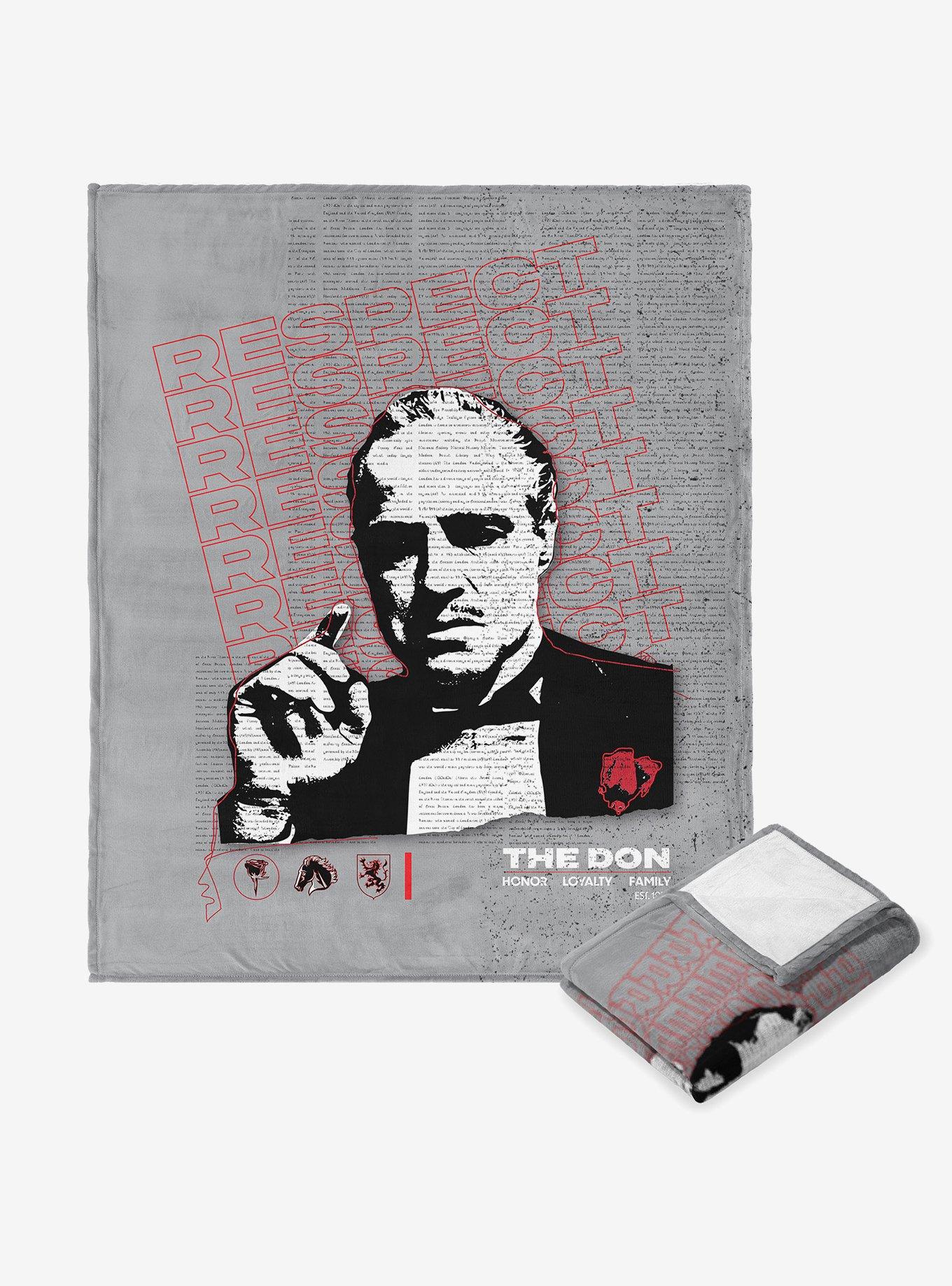 The Godfather Respect The Don Silk Touch Throw Blanket, , hi-res