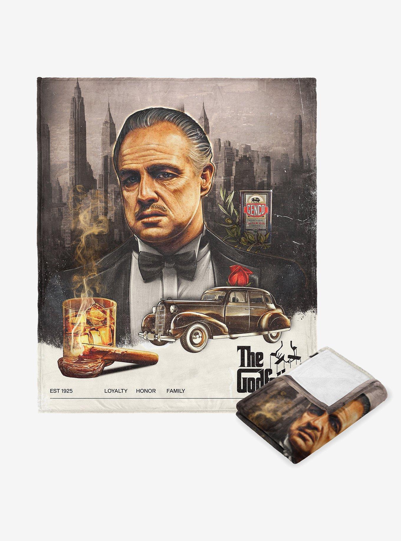 The Godfather Godfather Poster Silk Touch Throw Blanket, , hi-res