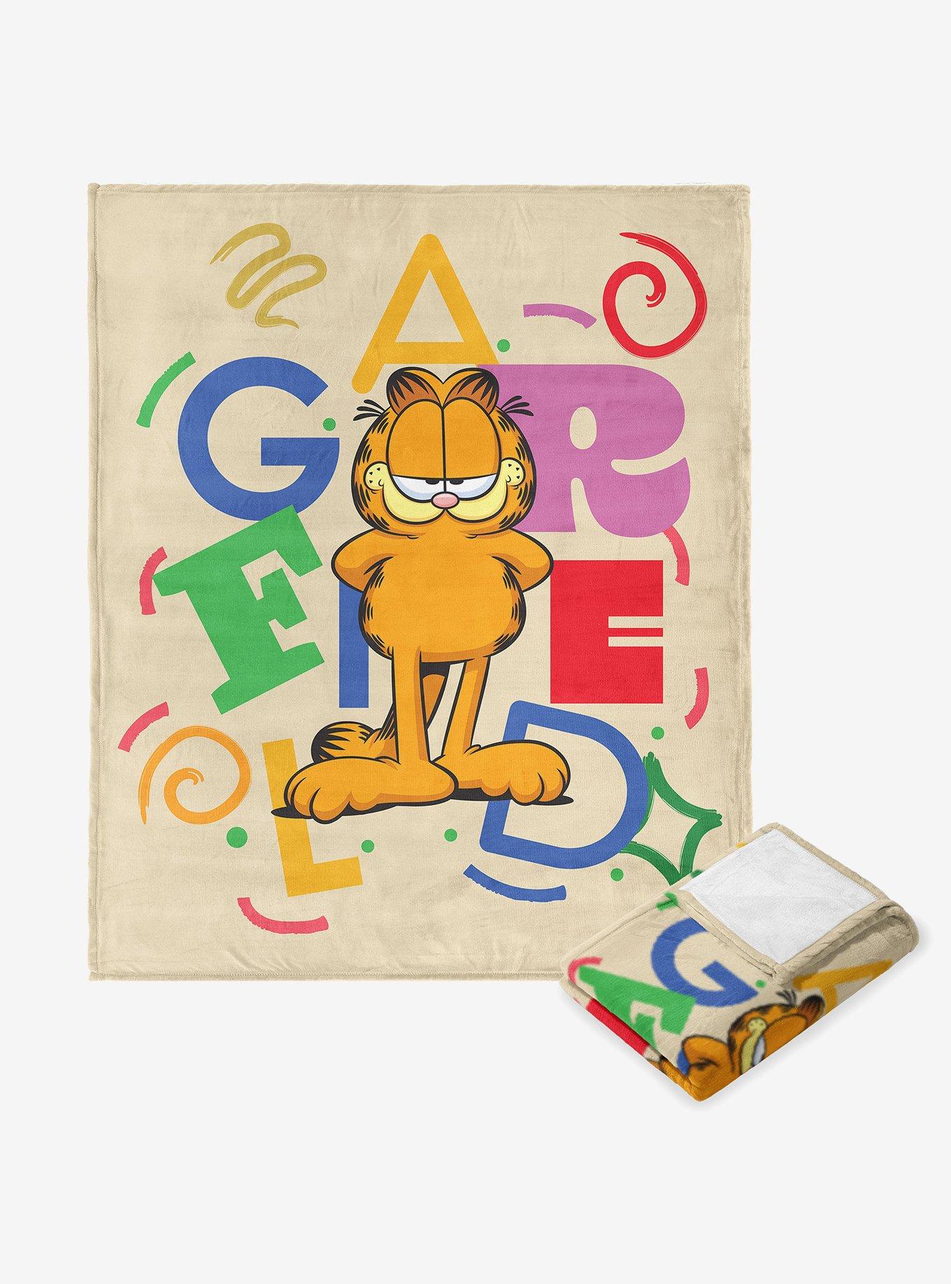 Garfield Colorful Cat Silk Touch Throw Blanket, , hi-res