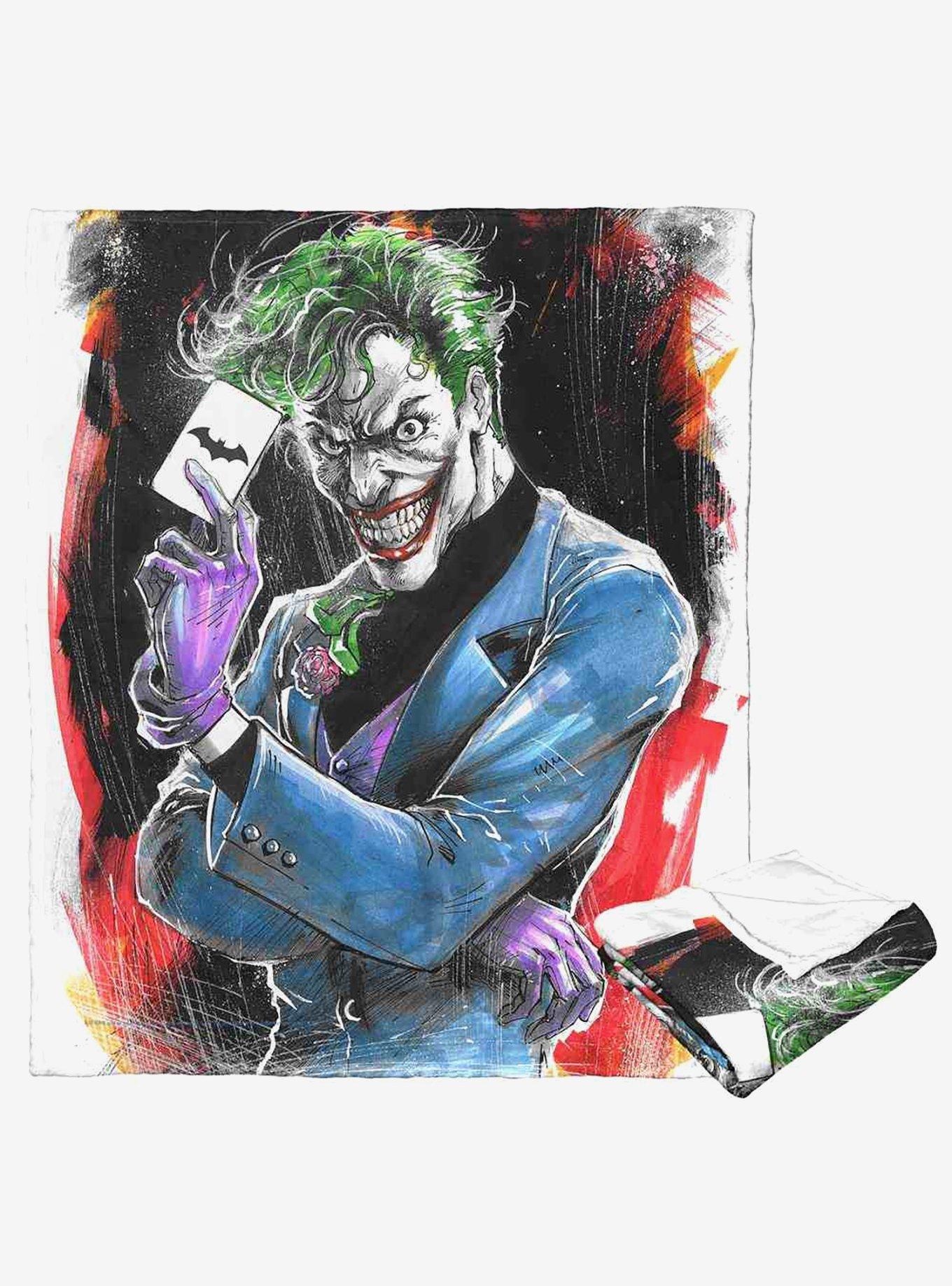 DC Comics Batman The Mad Clown Silk Touch Throw Blanket, , hi-res