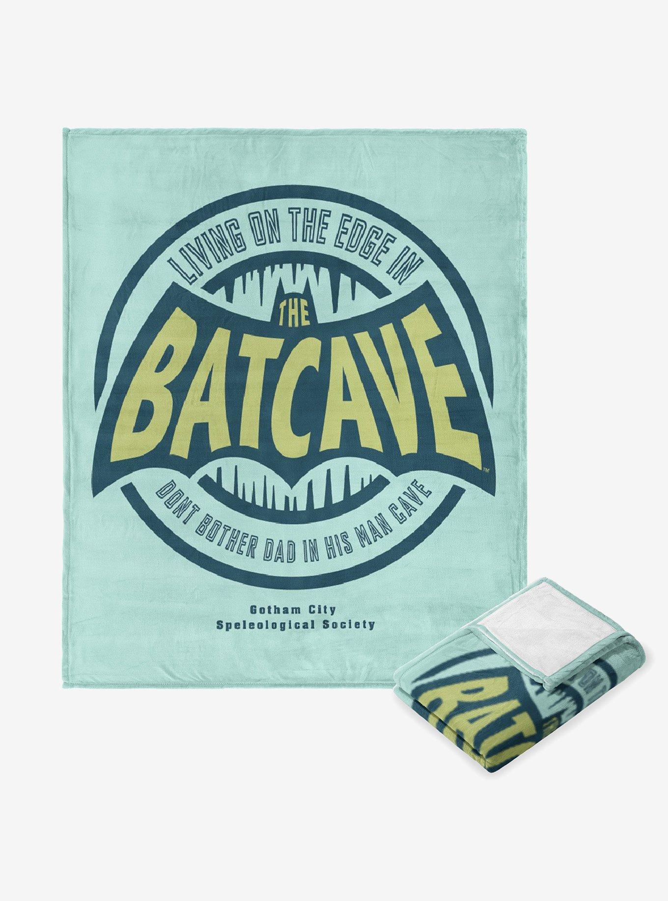 DC Comics Batman Dads Batcave Silk Touch Throw Blanket, , hi-res