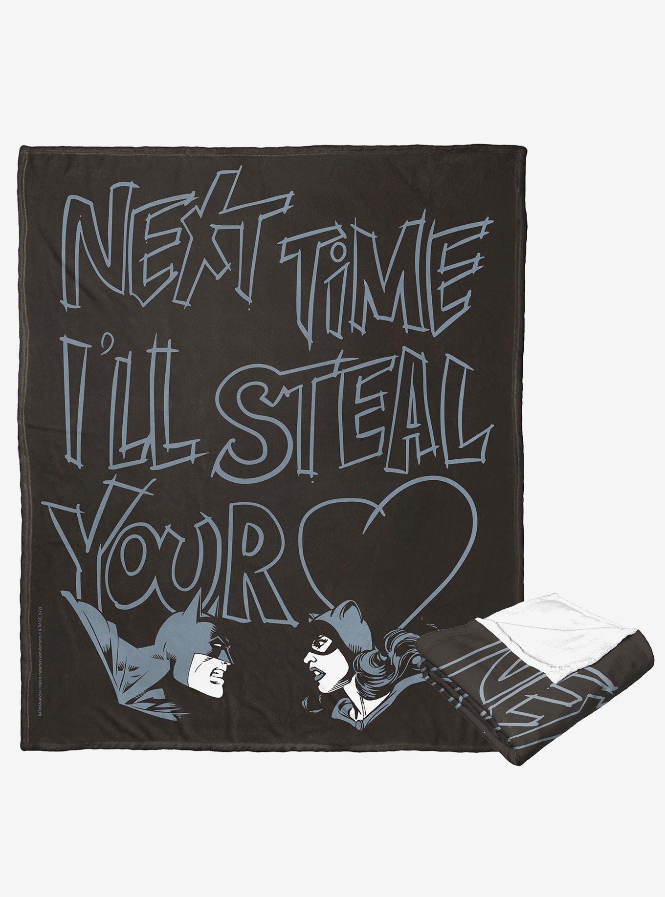 DC Comics Batman Your Heart Silk Touch Throw Blanket, , hi-res