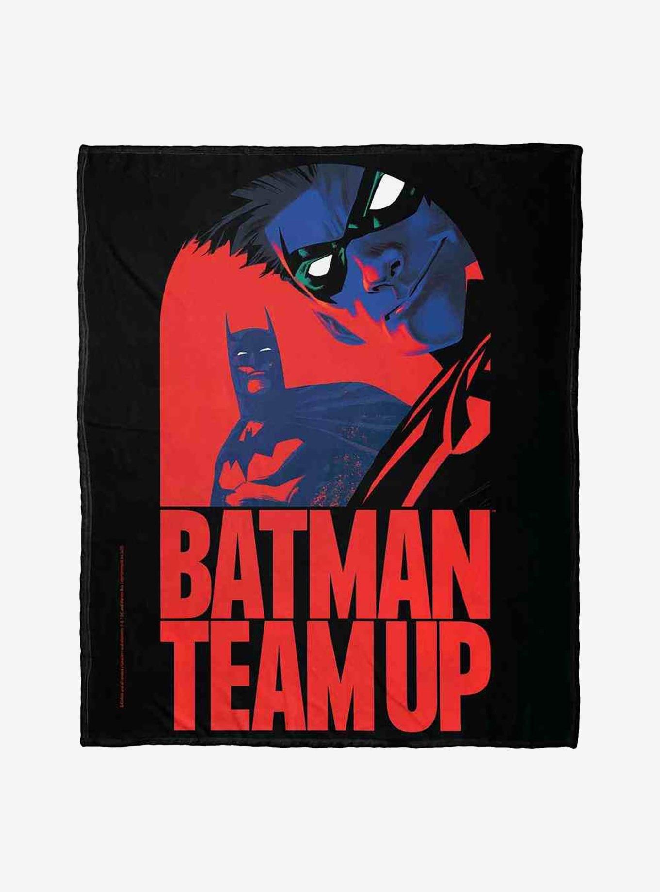 DC Comics Batman DC Comics Batman And Robin Team Up Silk Touch Throw Blanket, , hi-res
