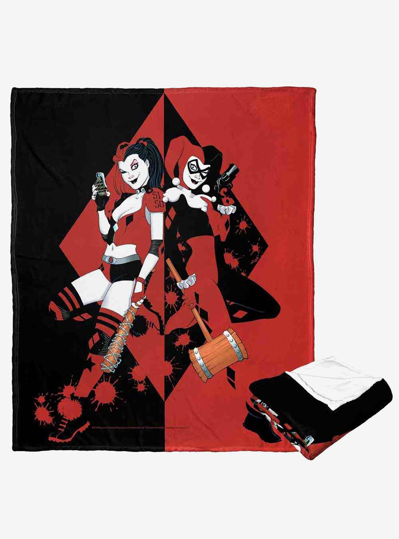 DC Comics Batman Classic And The Remix Silk Touch Throw Blanket, , hi-res