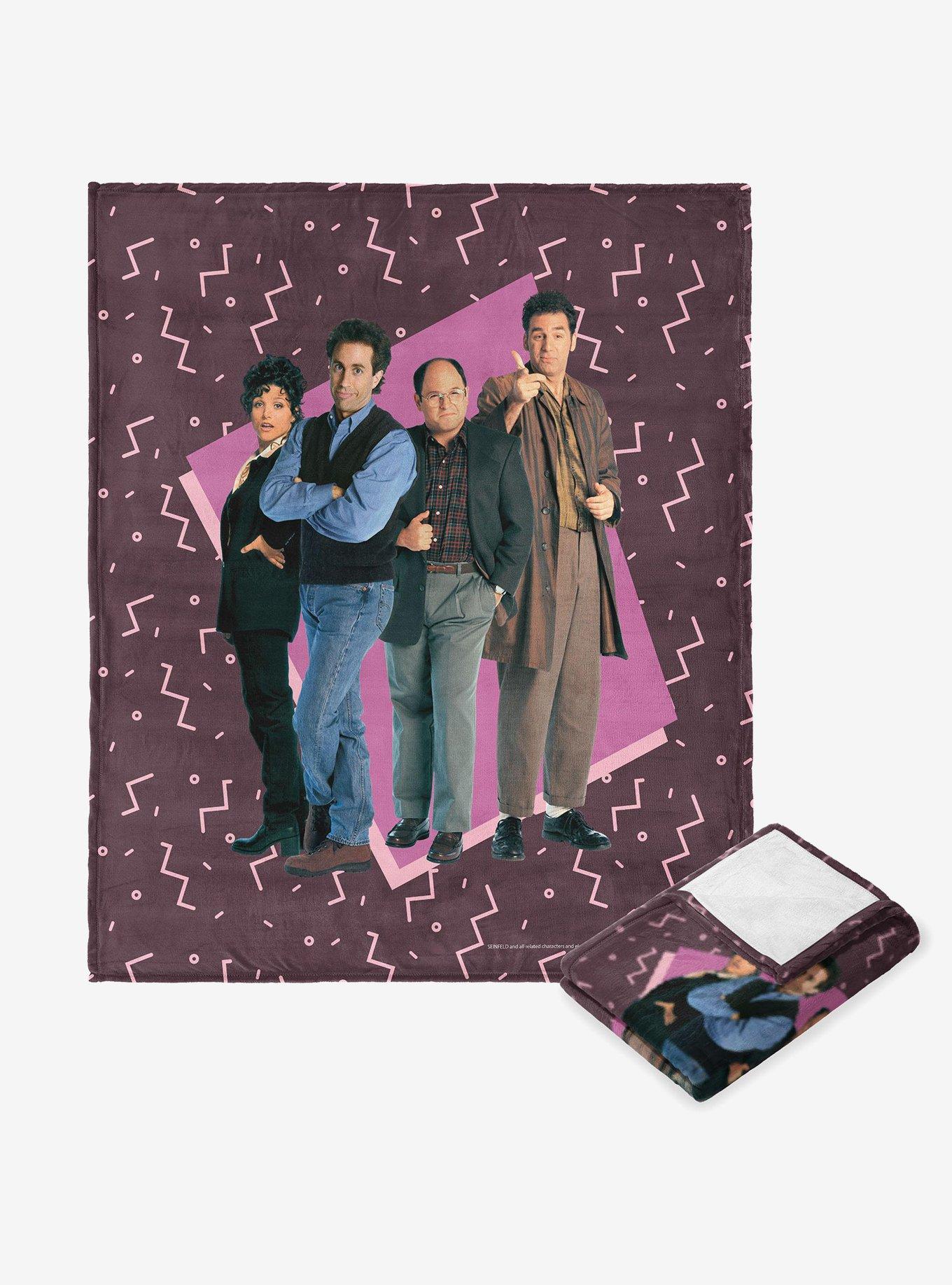 Seinfeld The Gang Silk Touch Throw Blanket, , hi-res