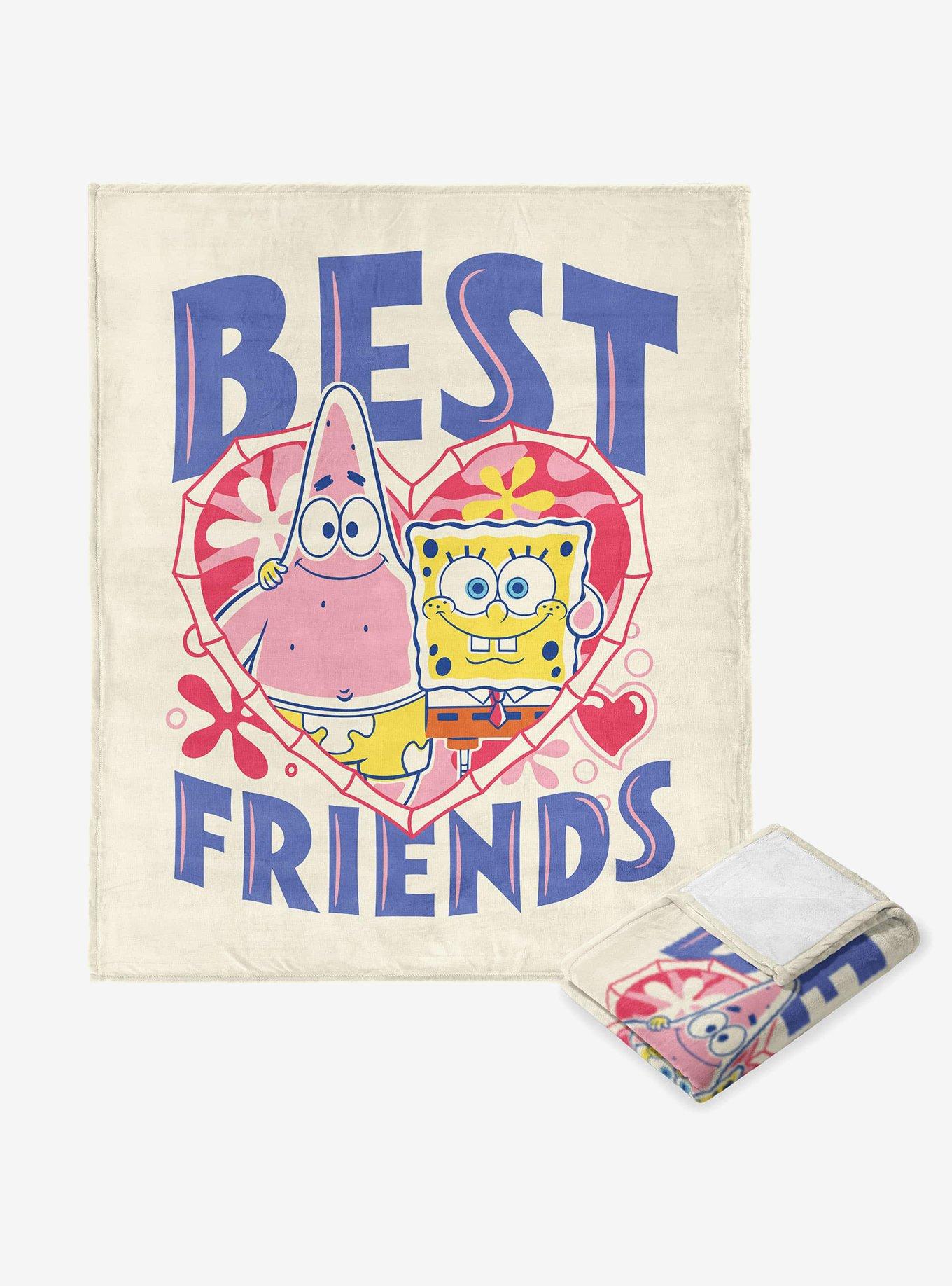 SpongeBob SquarePants Best Friends Silk Touch Throw Blanket, , hi-res
