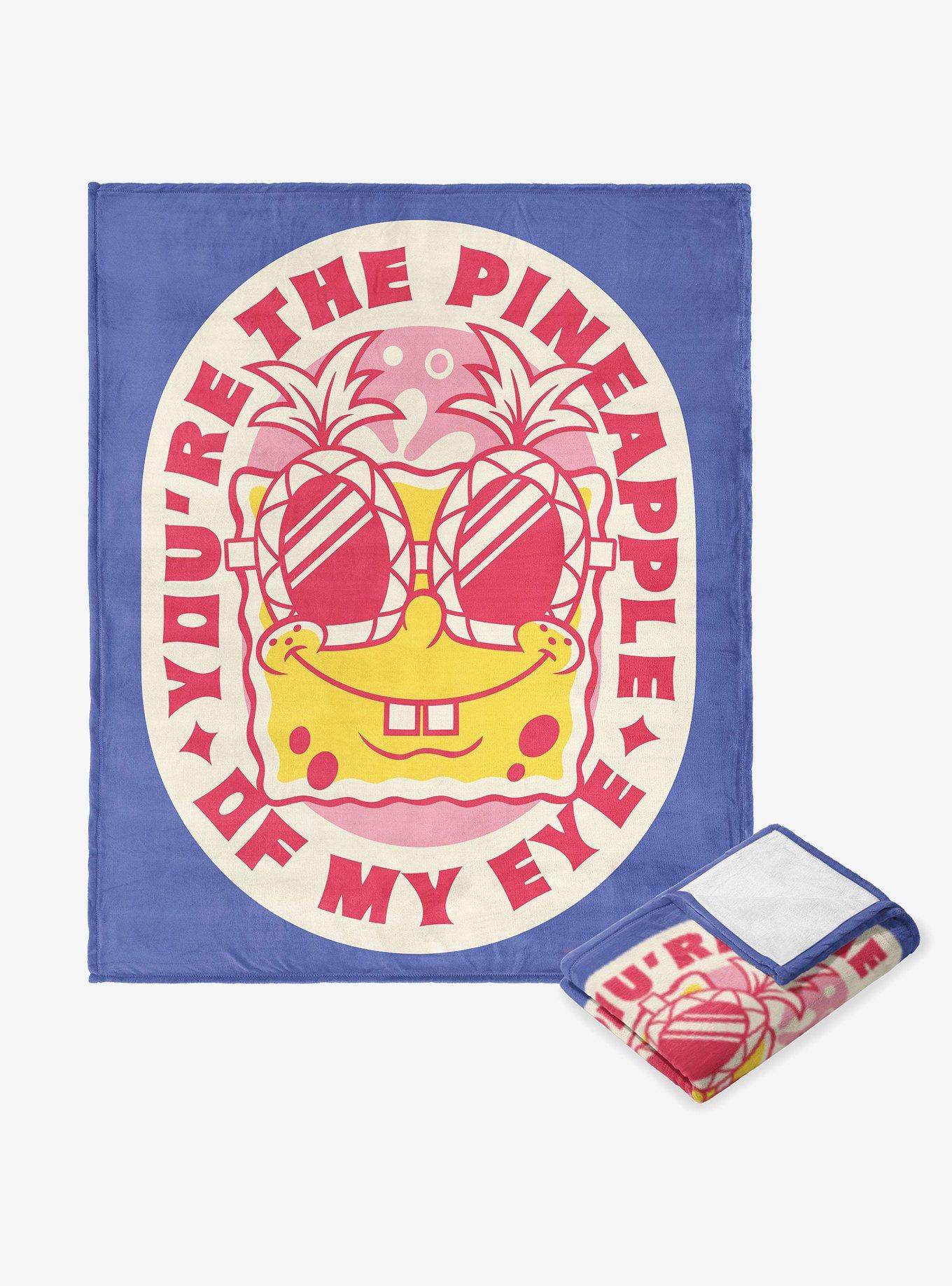 SpongeBob SquarePants Pineapple of my Eye Silk Touch Throw Blanket, , hi-res