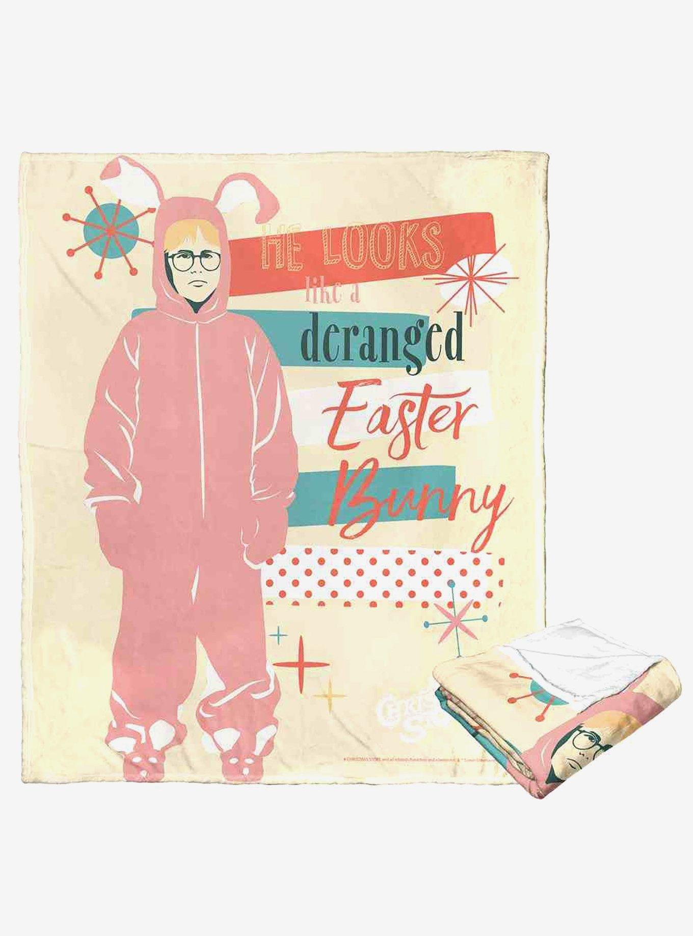 A Christmas Story Derranged Easter Bunny Silk Touch Throw Blanket, , hi-res