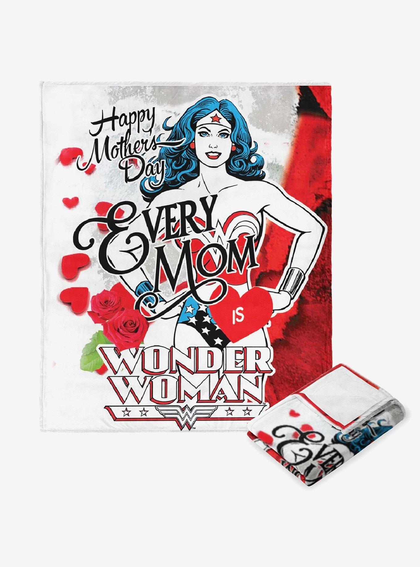Wonder Woman Every Mom Silk Touch Throw Blanket, , hi-res