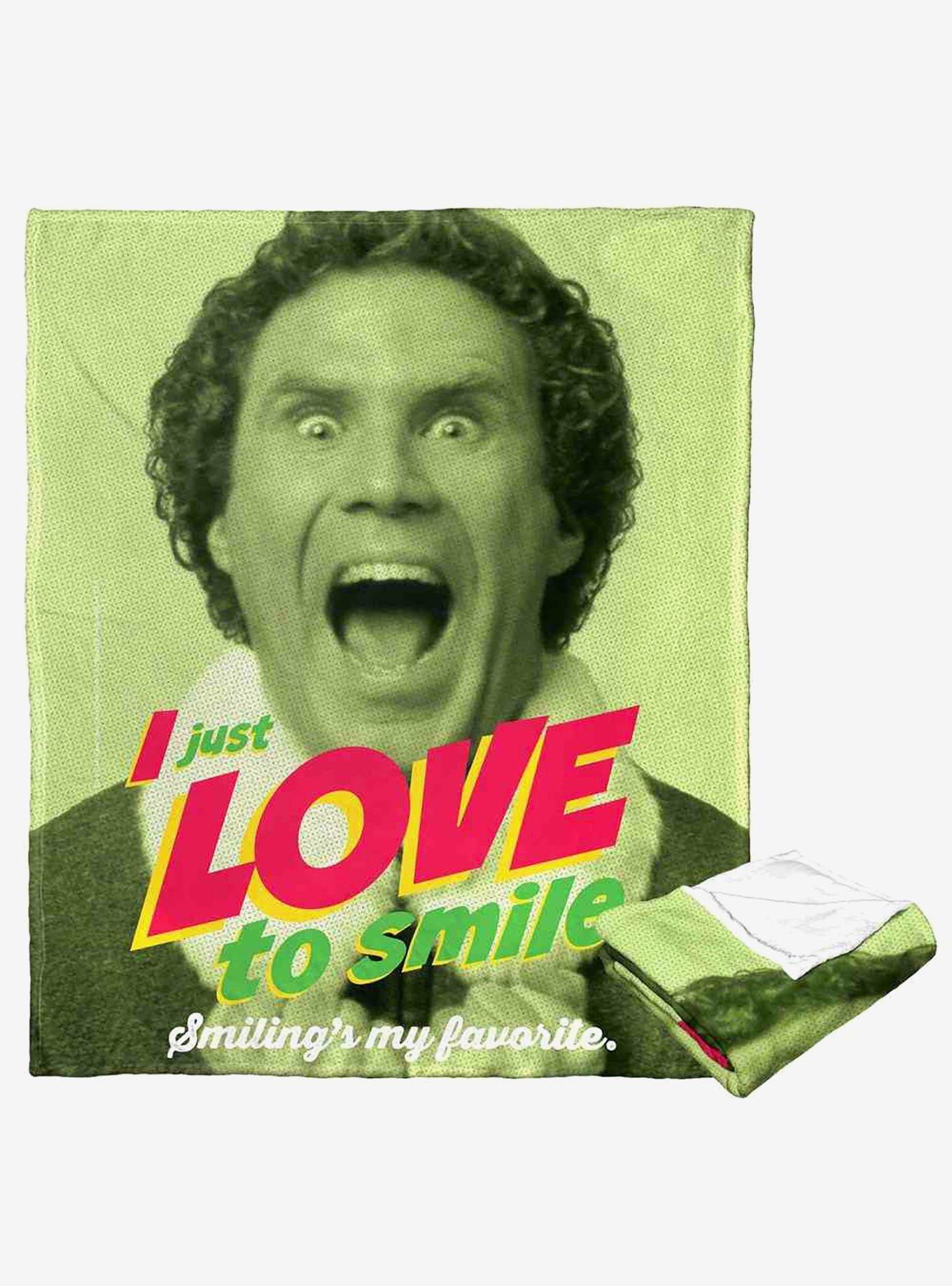 Elf Love To Smile Silk Touch Throw Blanket, , hi-res