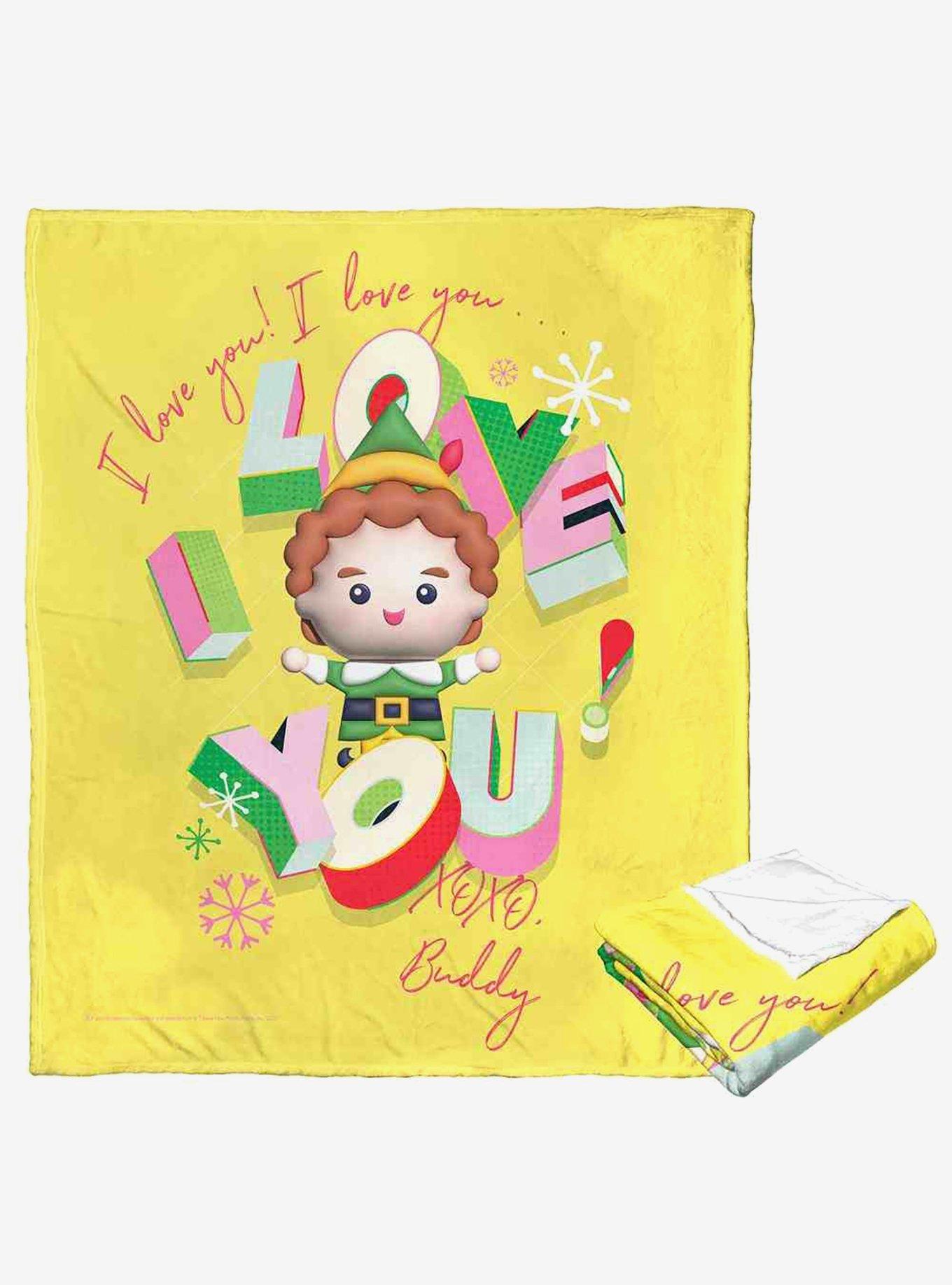 Elf I Love You Silk Touch Throw Blanket, , hi-res