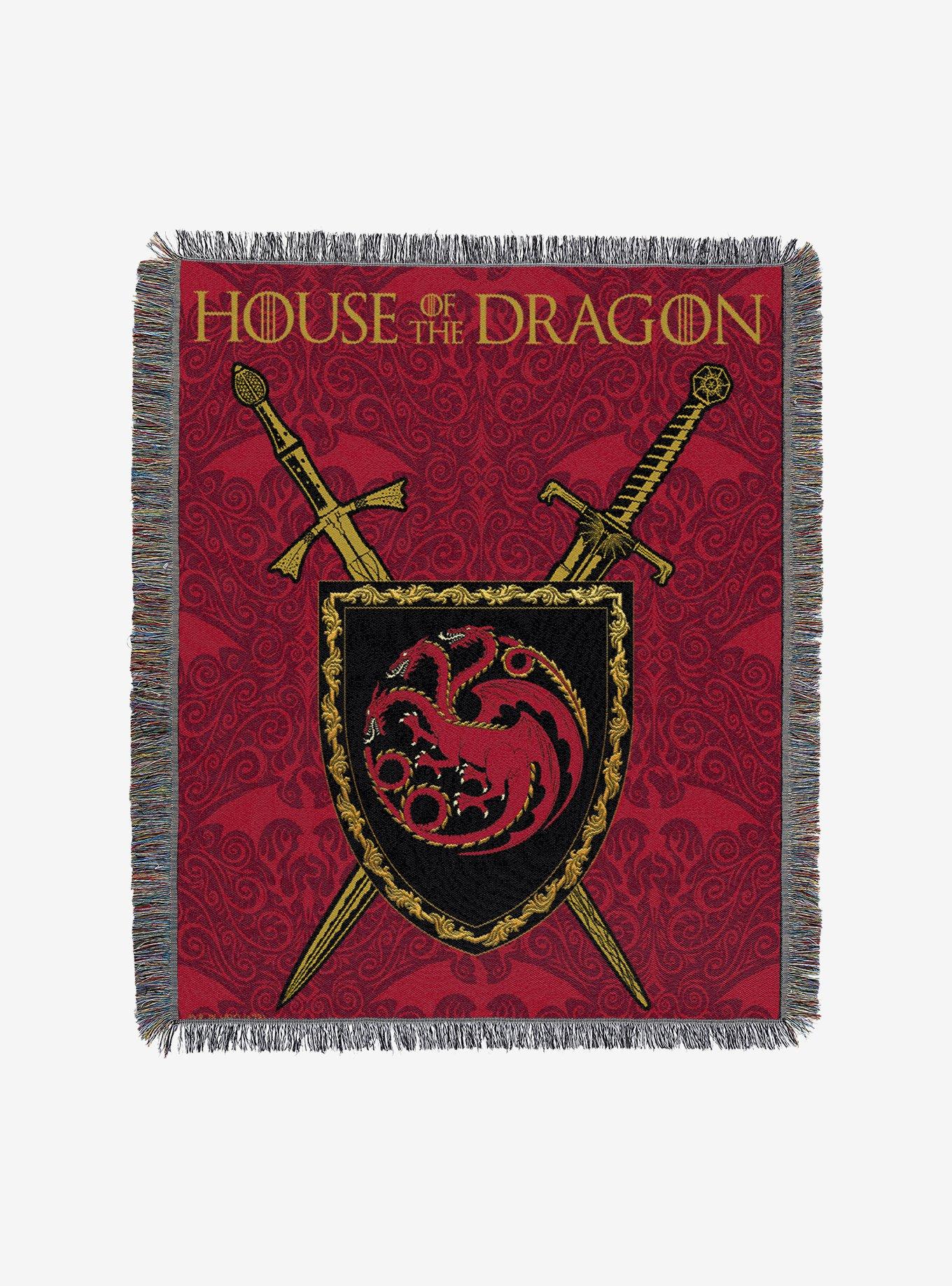 House of the Dragon Remember Blood Woven Tapestry Throw Blanket, , hi-res