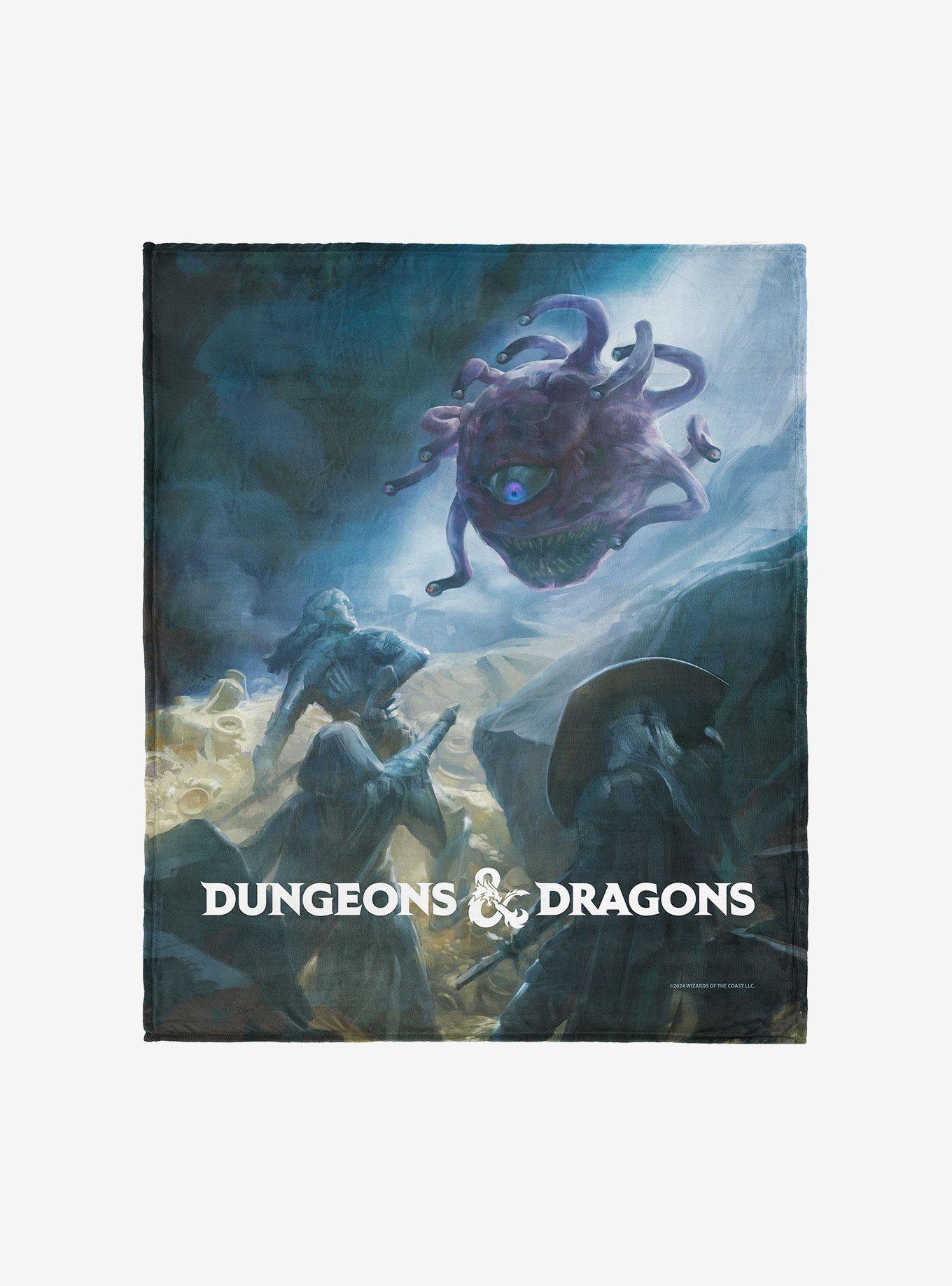 Dungeons & Dragons Epic Vision Beholder and the Treasure Silk Touch Throw Blanket, , hi-res