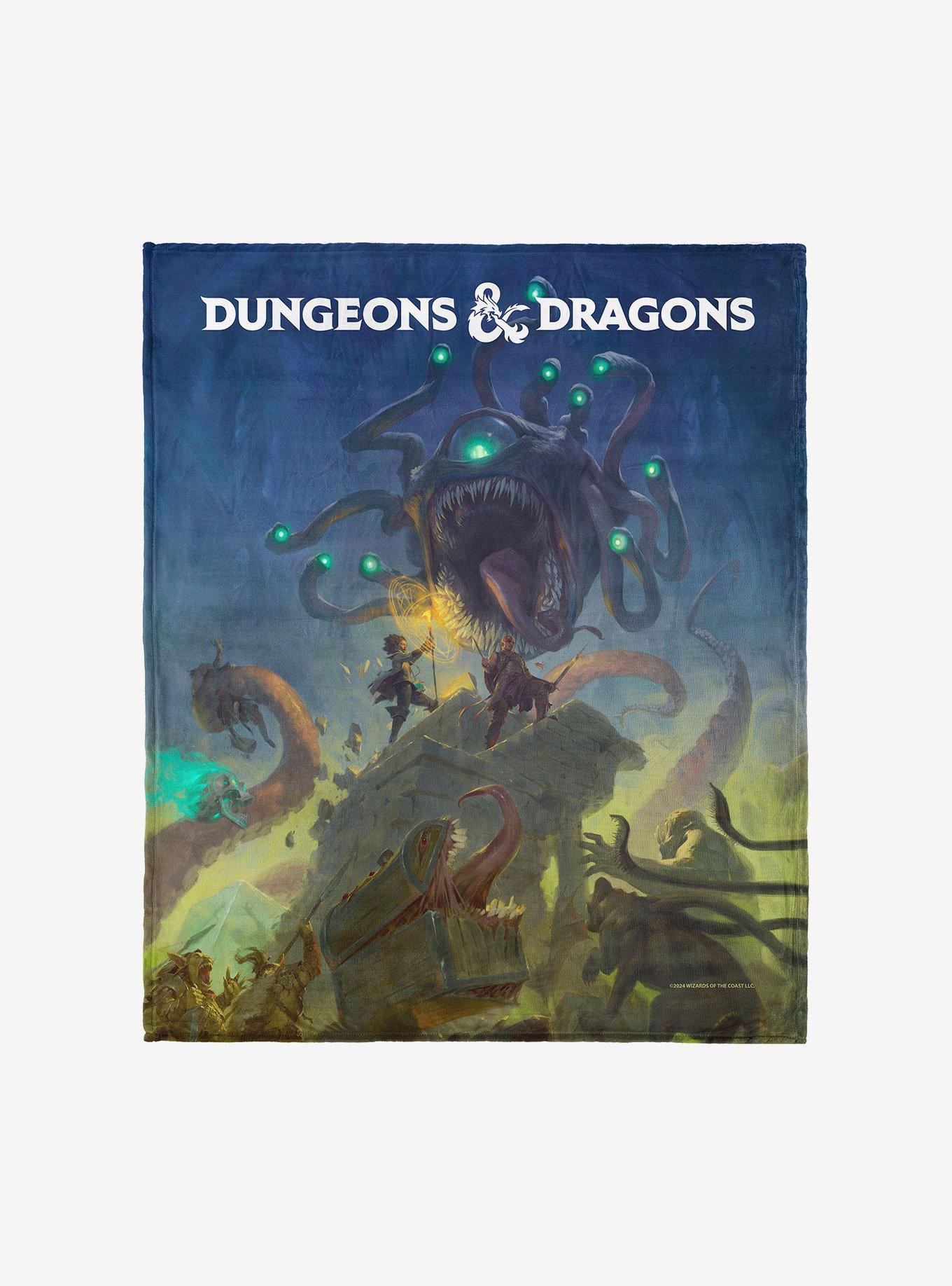 Dungeons & Dragons Epic Vision Beholder Attack Silk Touch Throw Blanket, , hi-res