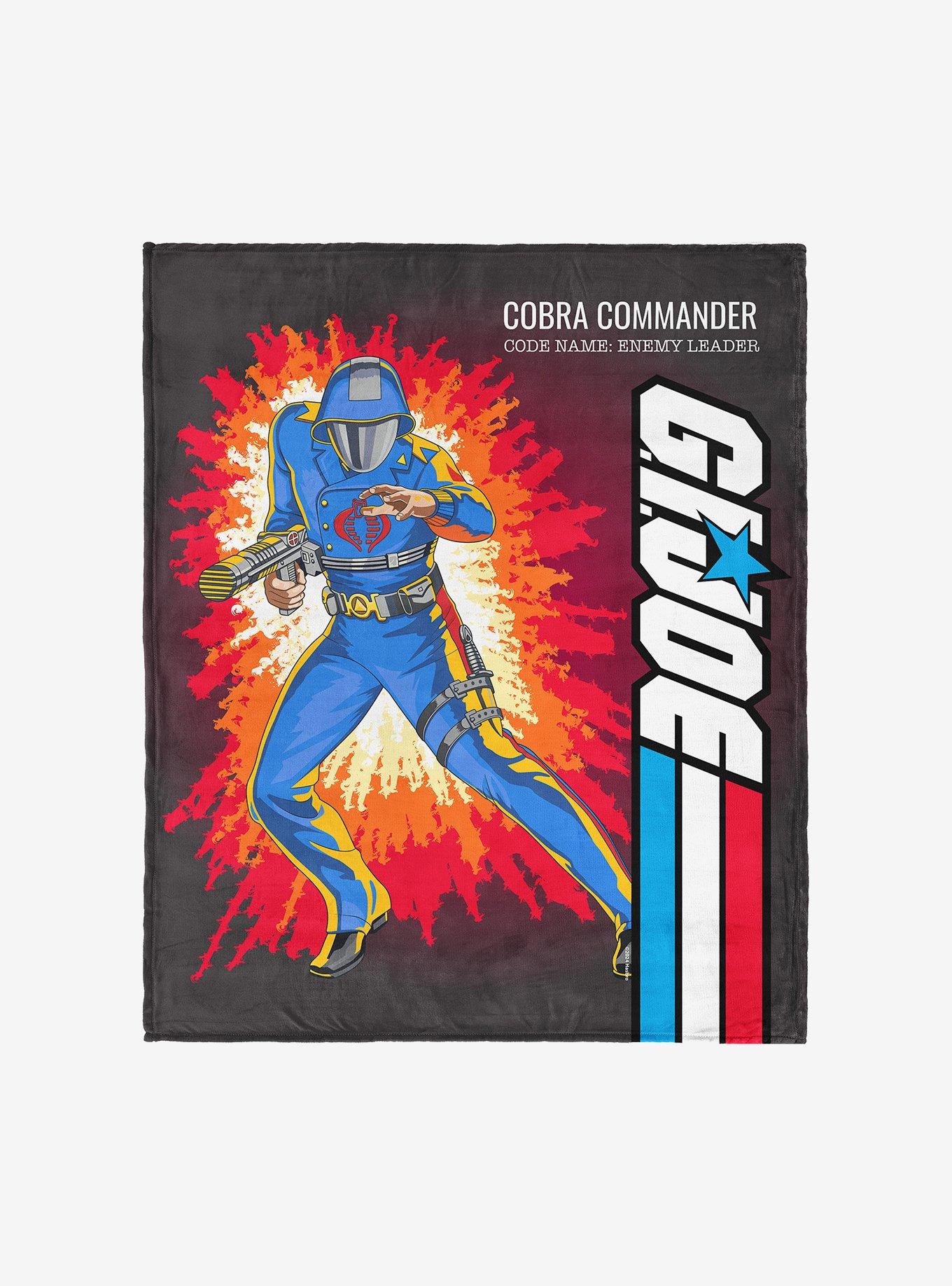 GI Joe Classic Flashback Cobra Commander Silk Touch Throw Blanket, , hi-res