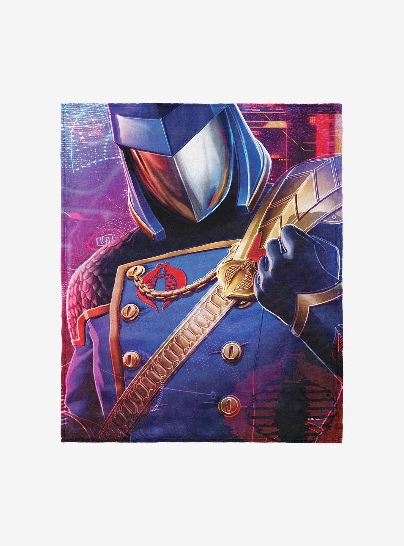 GI Joe Profile Gallery Cobra Commander Silk Touch Throw Blanket, , hi-res